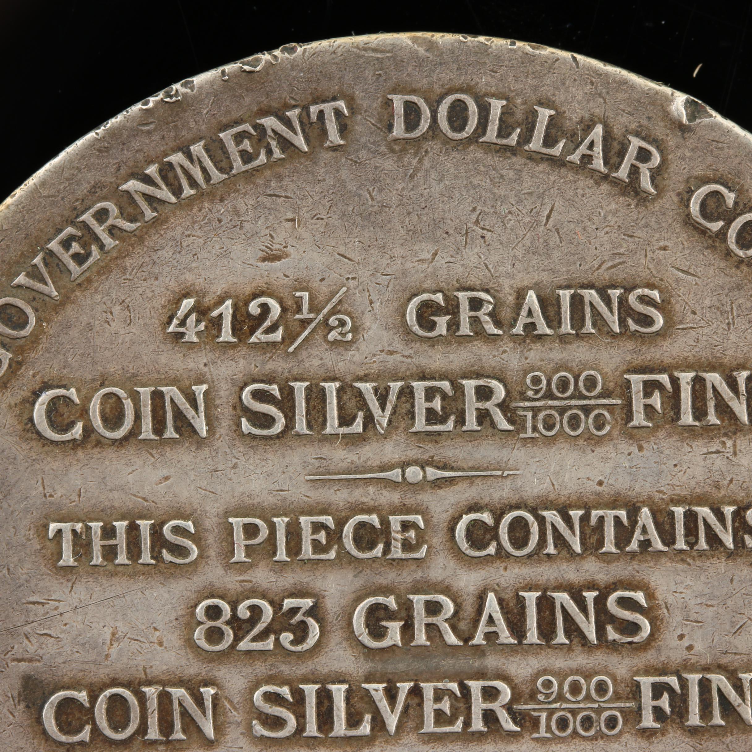 1896 "Bryan Dollar" Political Silver Token