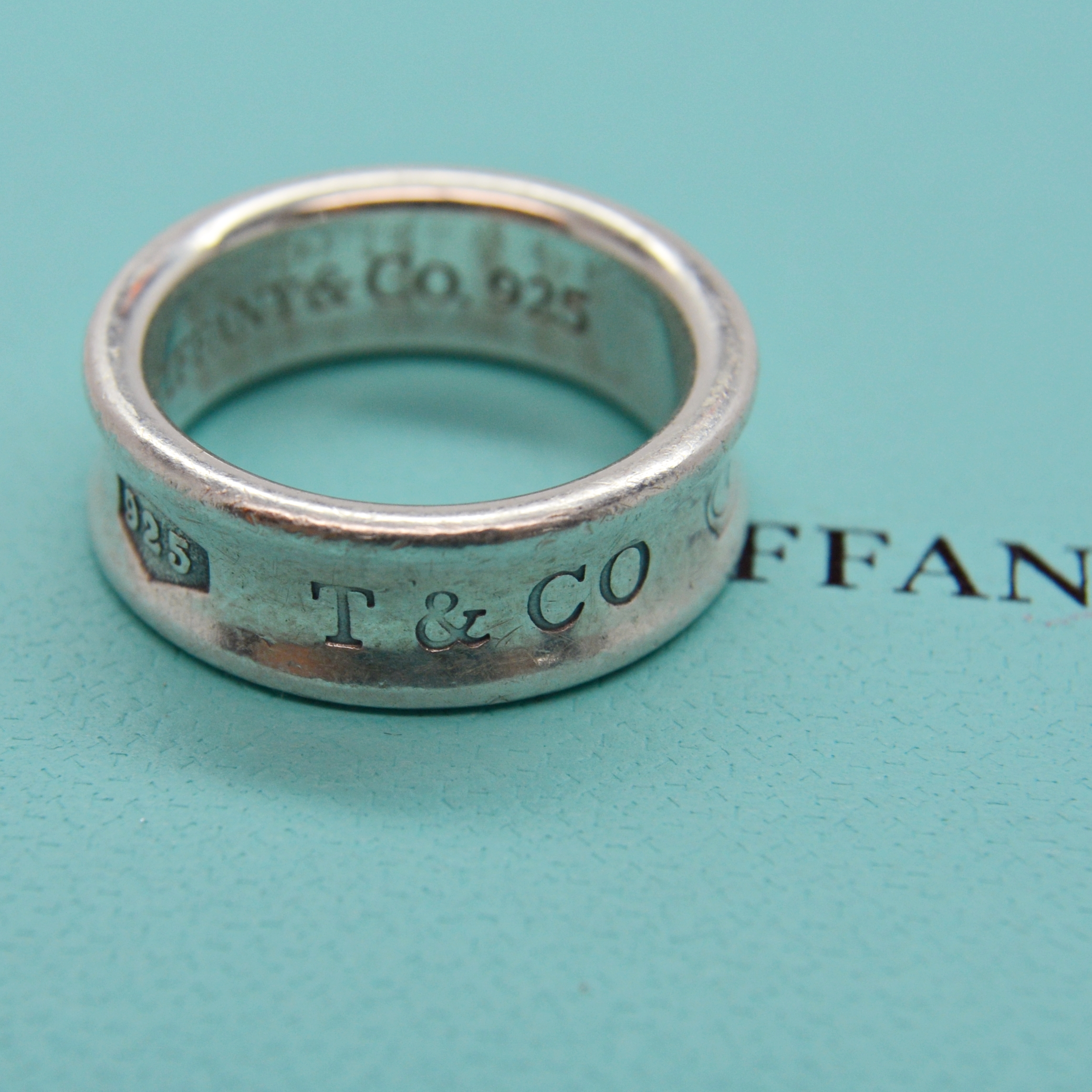 Tiffany & Co. Sterling Silver "1837" Ring