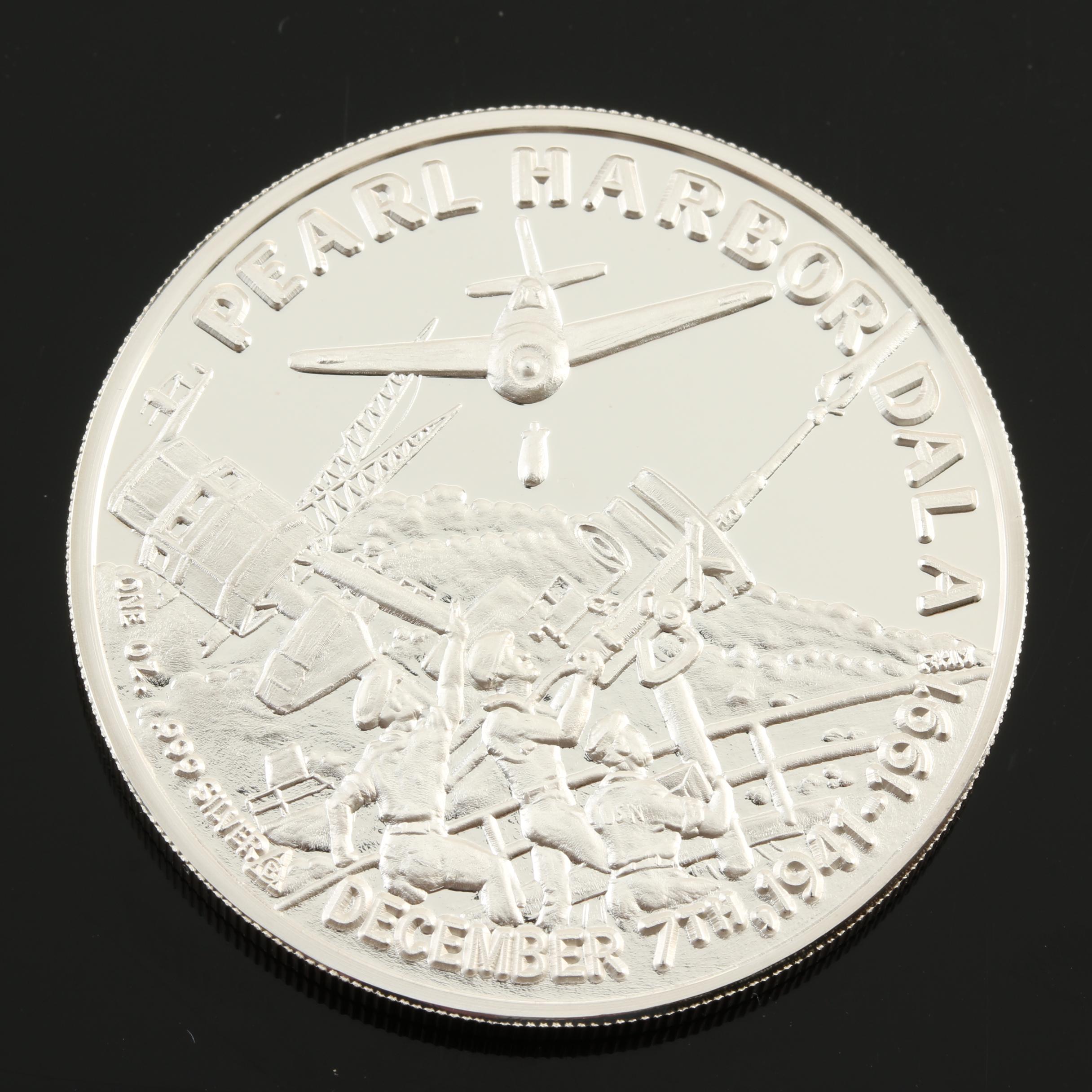 1991 Princess Kaiulani Hawaiian Dala Pearl Harbor Commemorative Coin