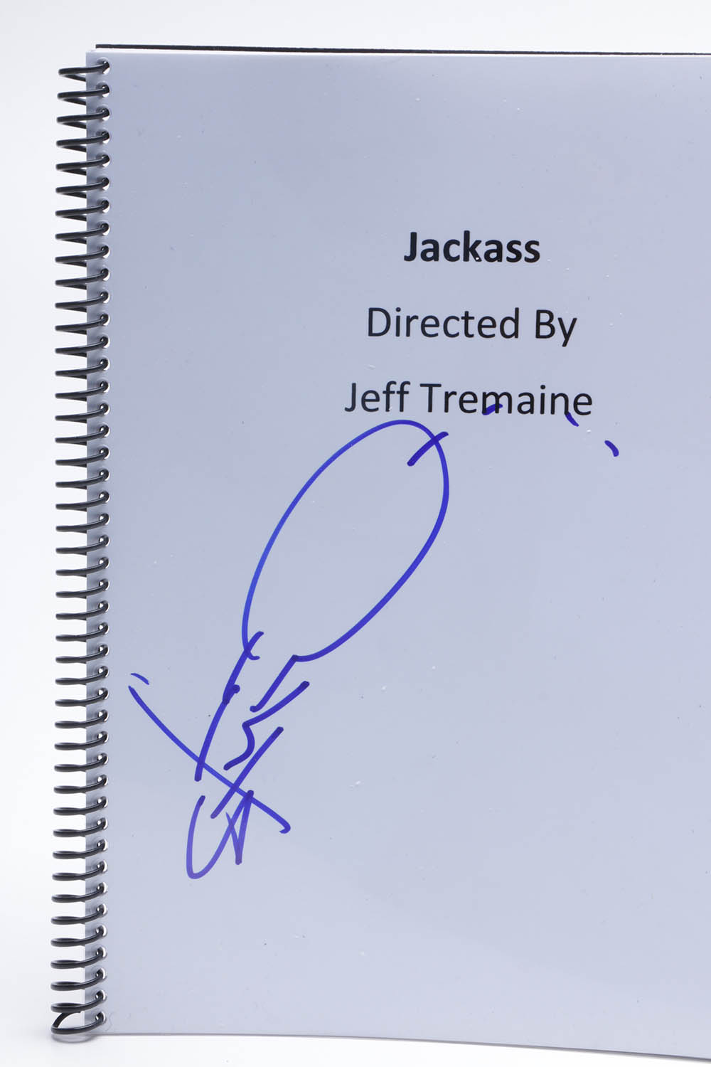 Steve-O Autographed "Jackass" Script - JSA COA