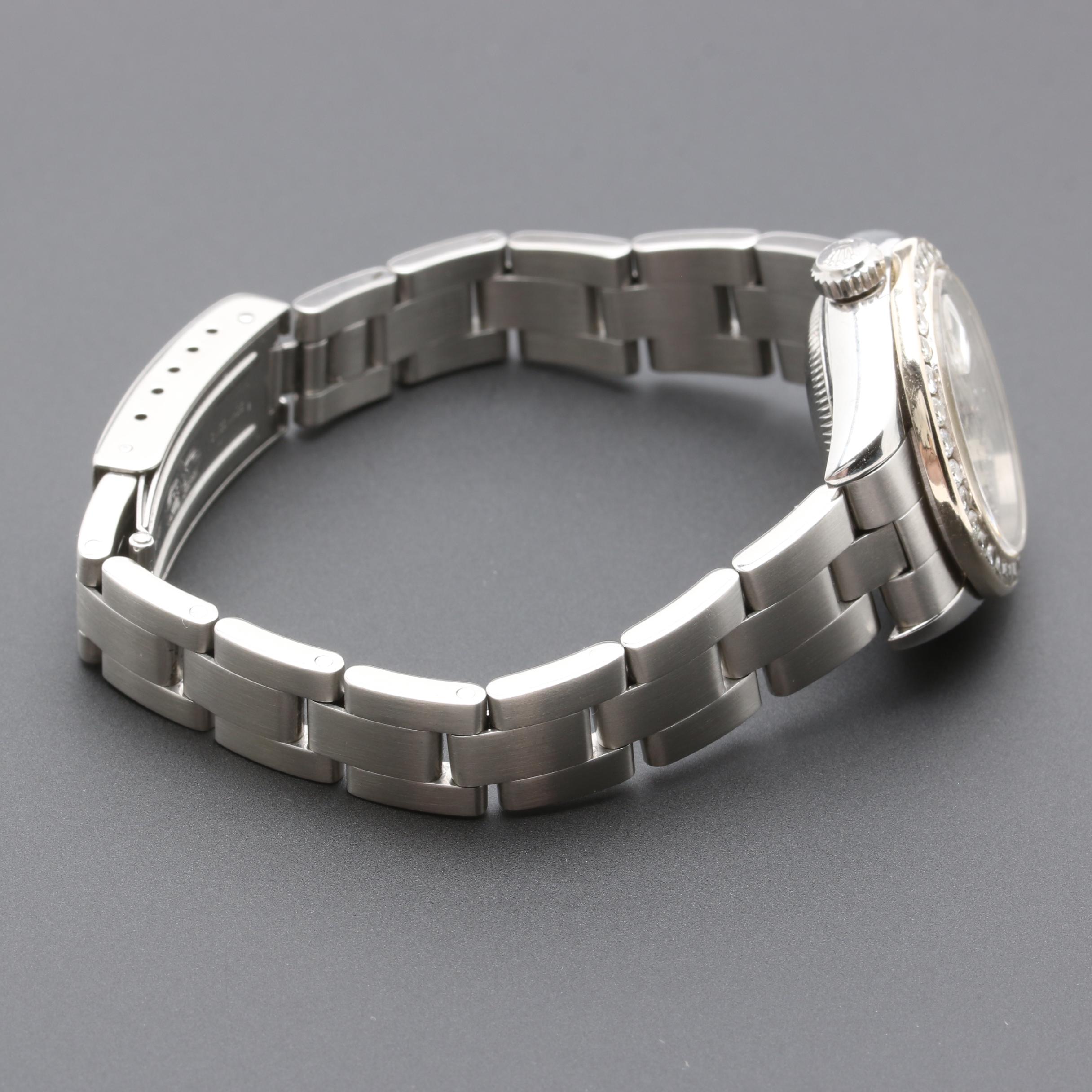 Rolex Stainless Steel 1.63 CTW Diamond Watch