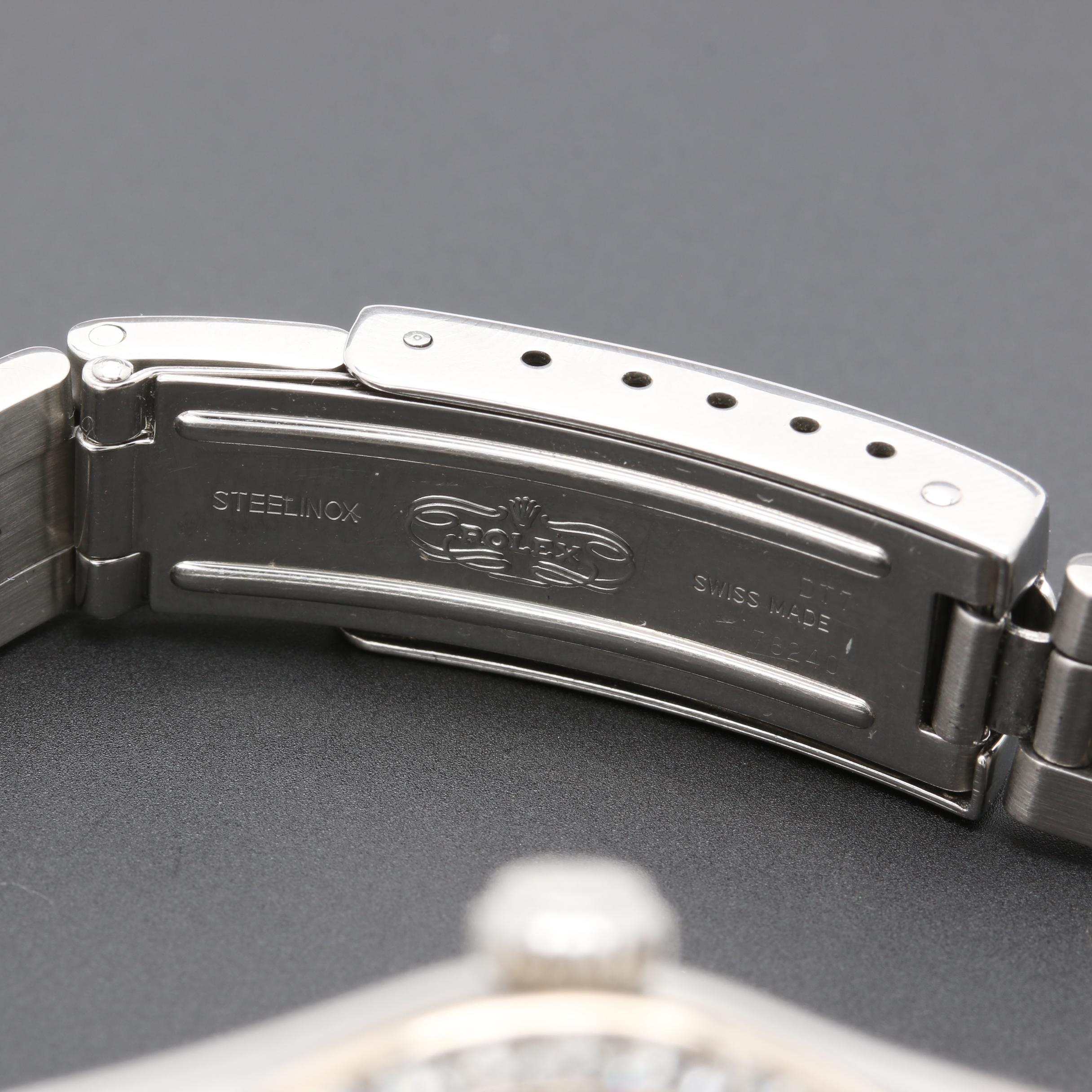 Rolex Stainless Steel 1.63 CTW Diamond Watch