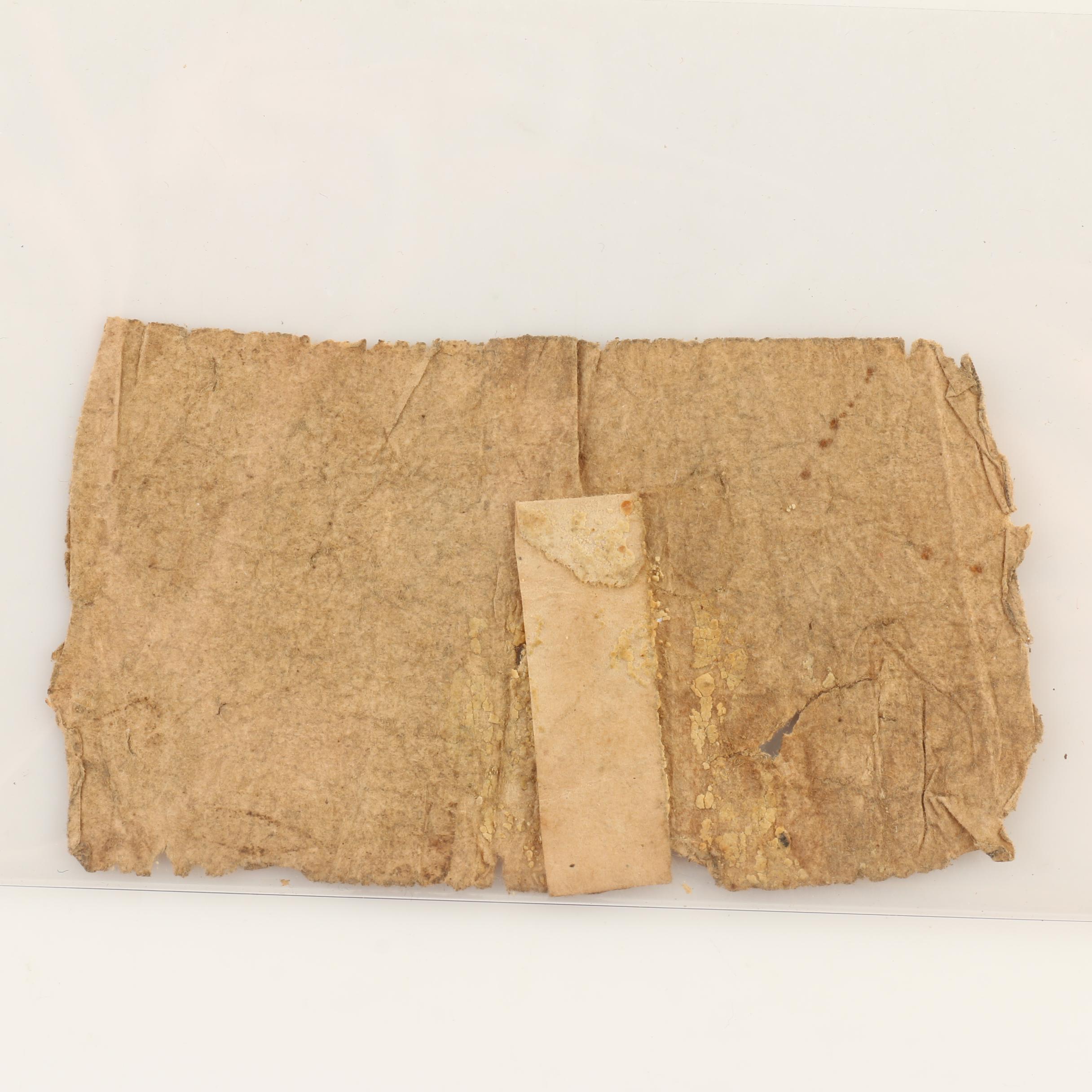 Four Antique Obsolete Currency Notes from the 1850s and 1860s and a Check