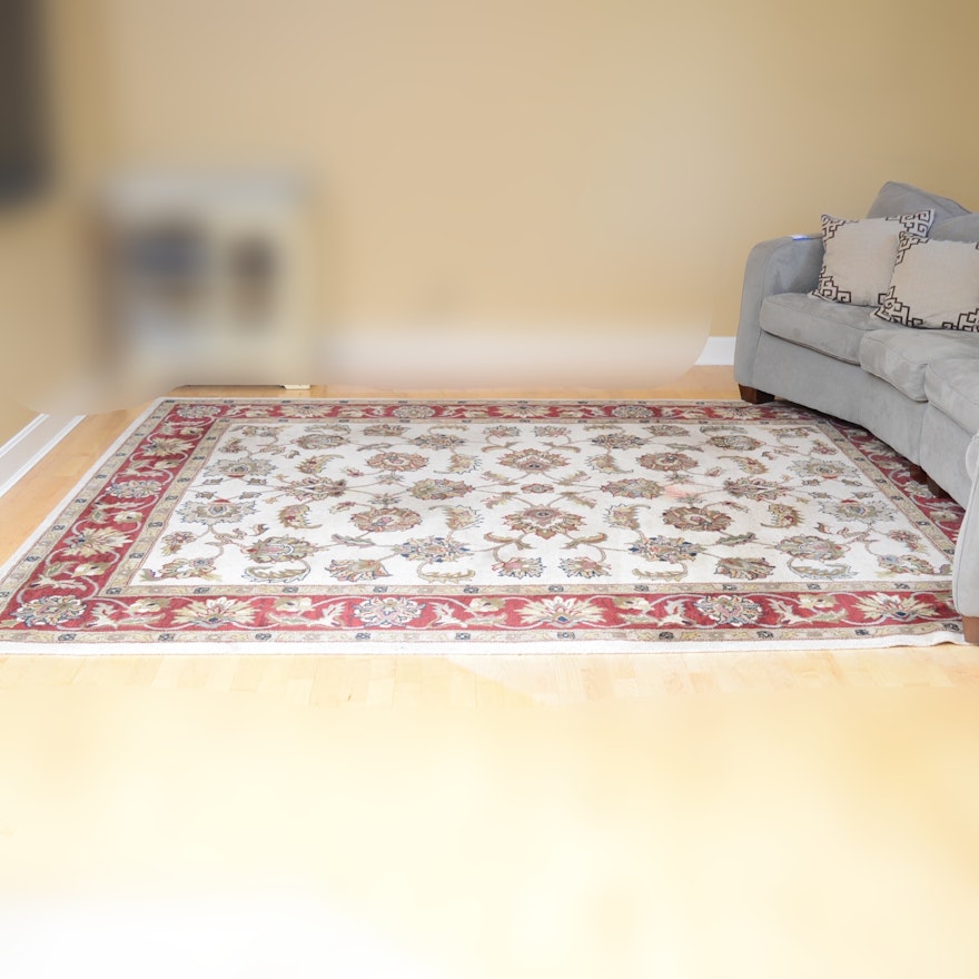 Machine Loomed Persian-Style Wool Area Rug