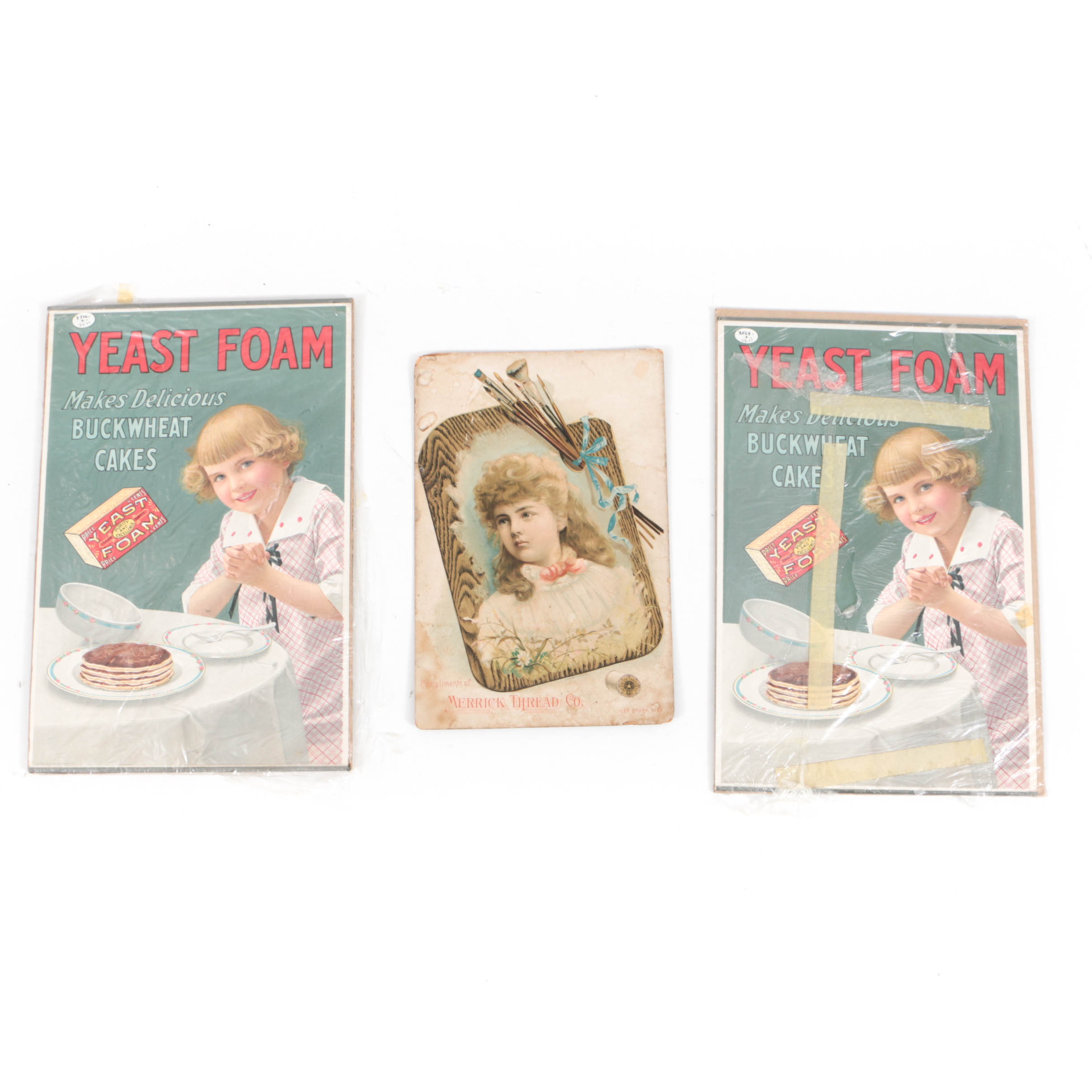 Collection of Antique Chromolithograph American Advertisements