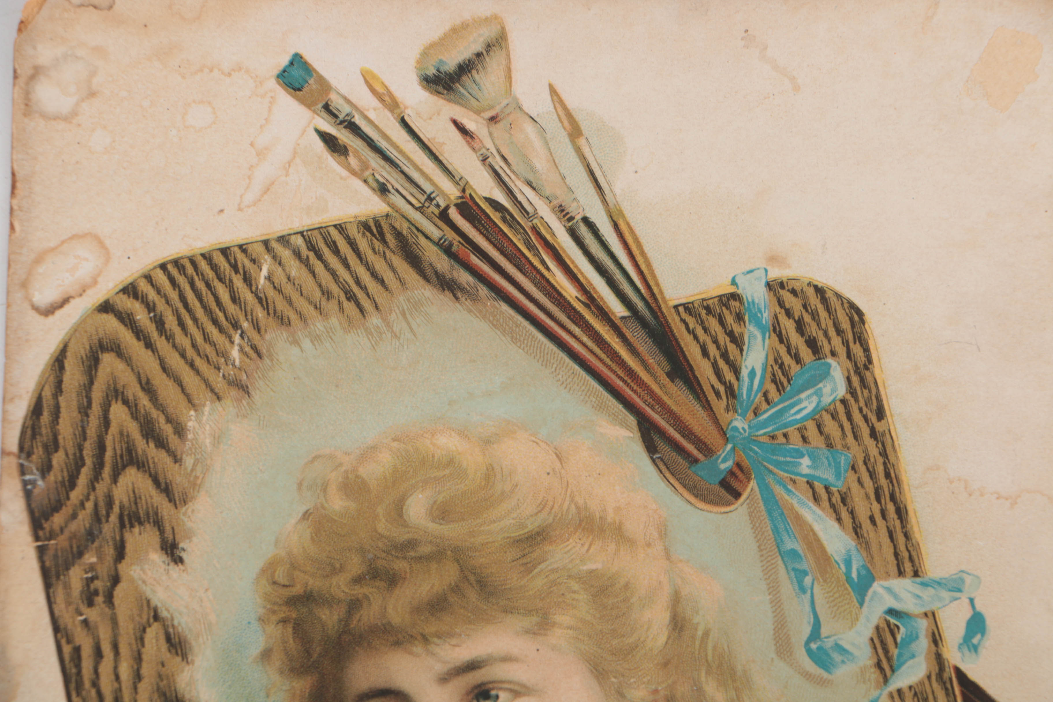 Collection of Antique Chromolithograph American Advertisements