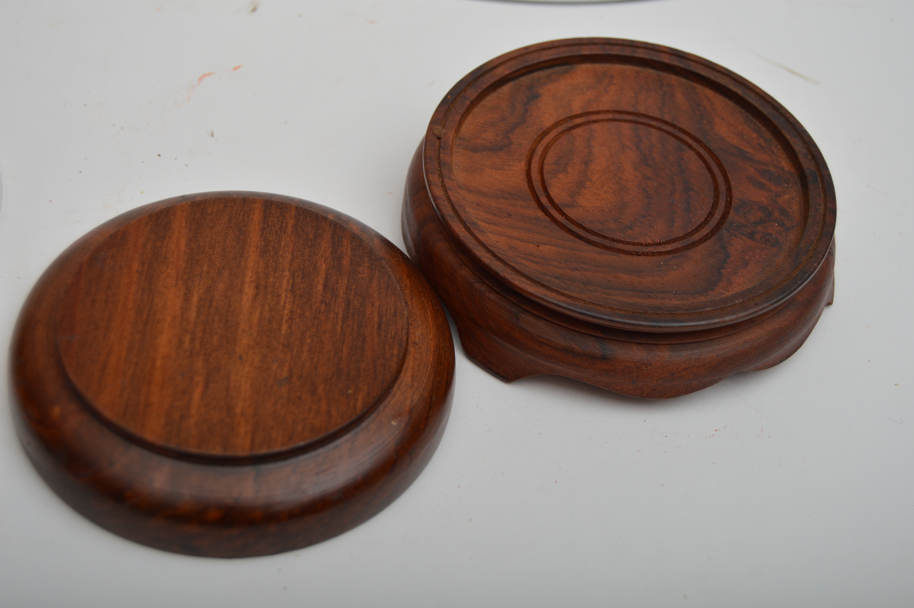 Glass Display Domes and a Cloche, Two with Wood Bases
