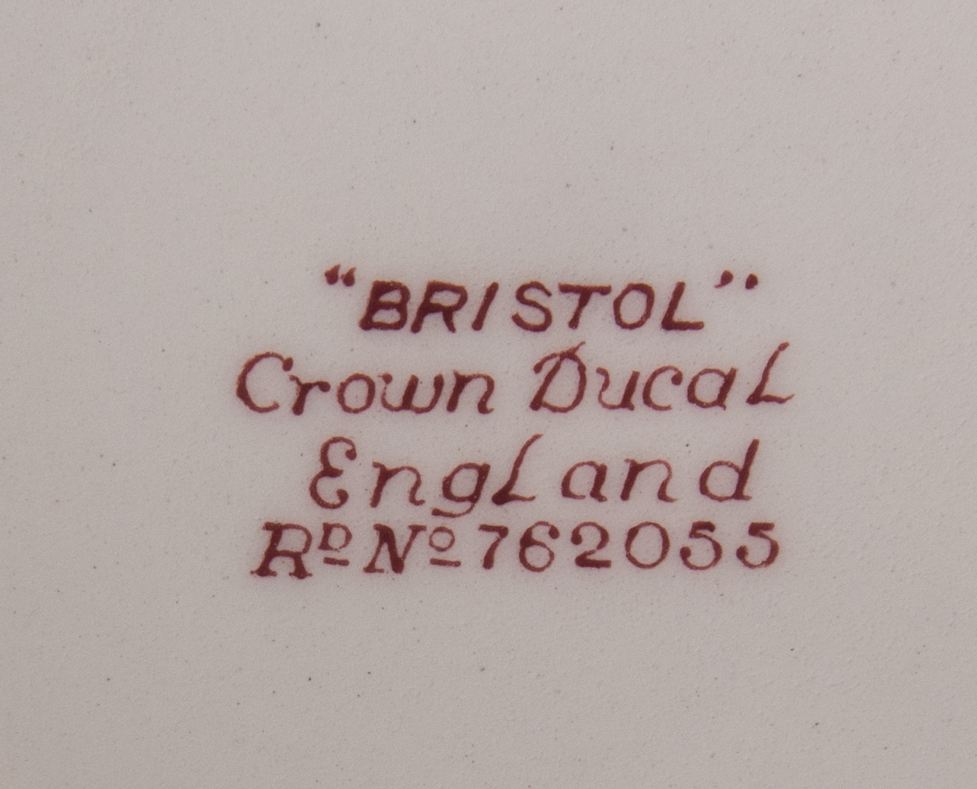 Crown Ducal "Bristol" Tableware