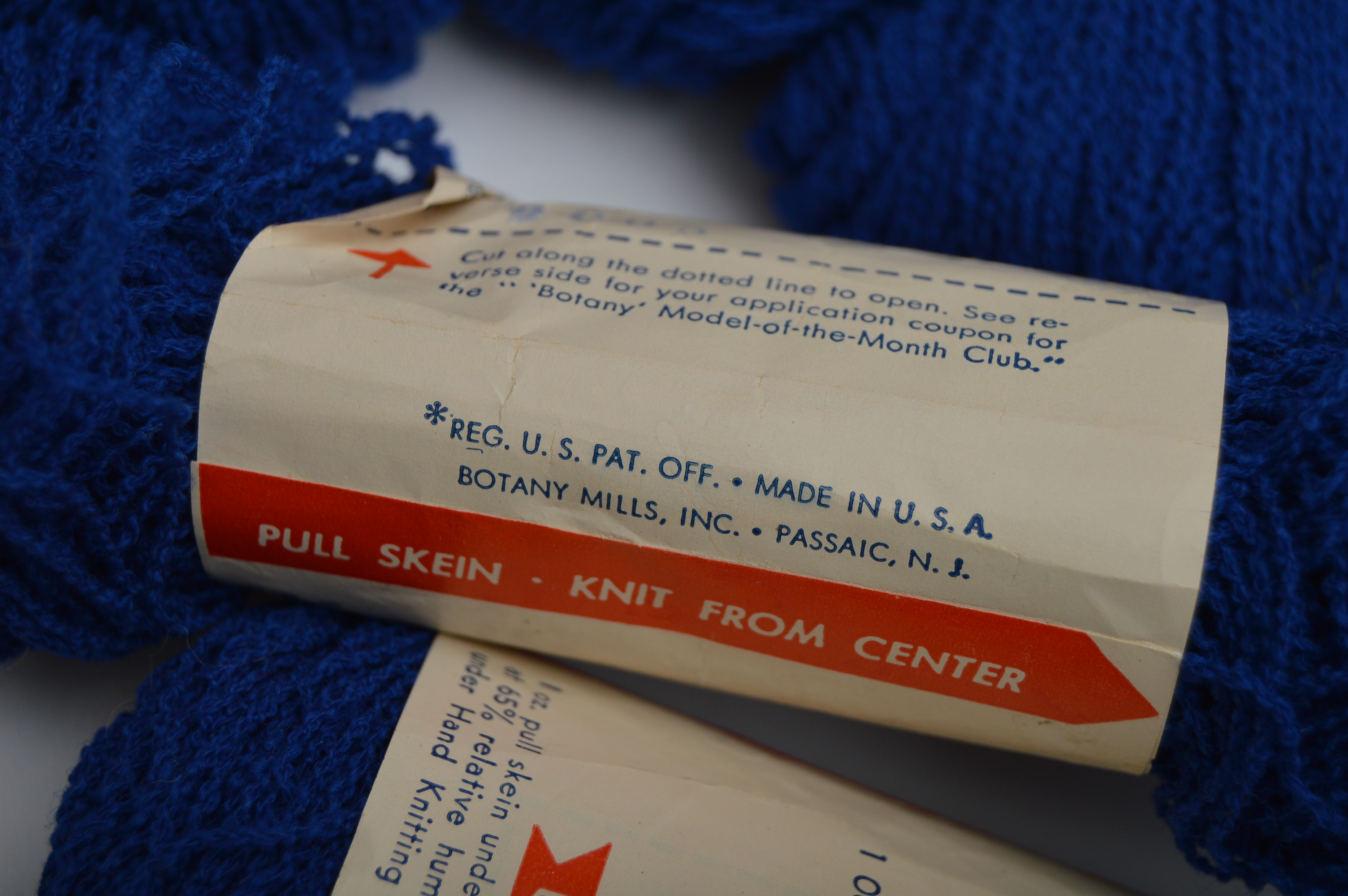 Acrylic and Wool Knitting Yarn in Greens and Blues