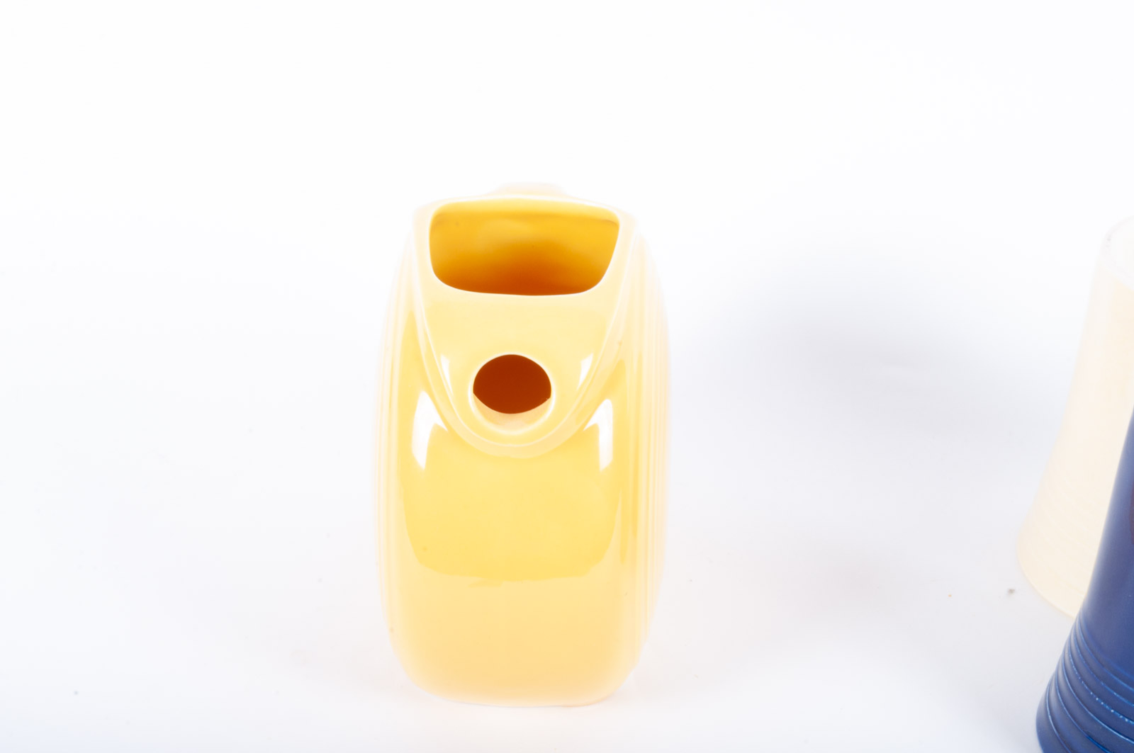 Vintage Homer Laughlin "Fiesta" Ware Tumblers and Disk Pitcher