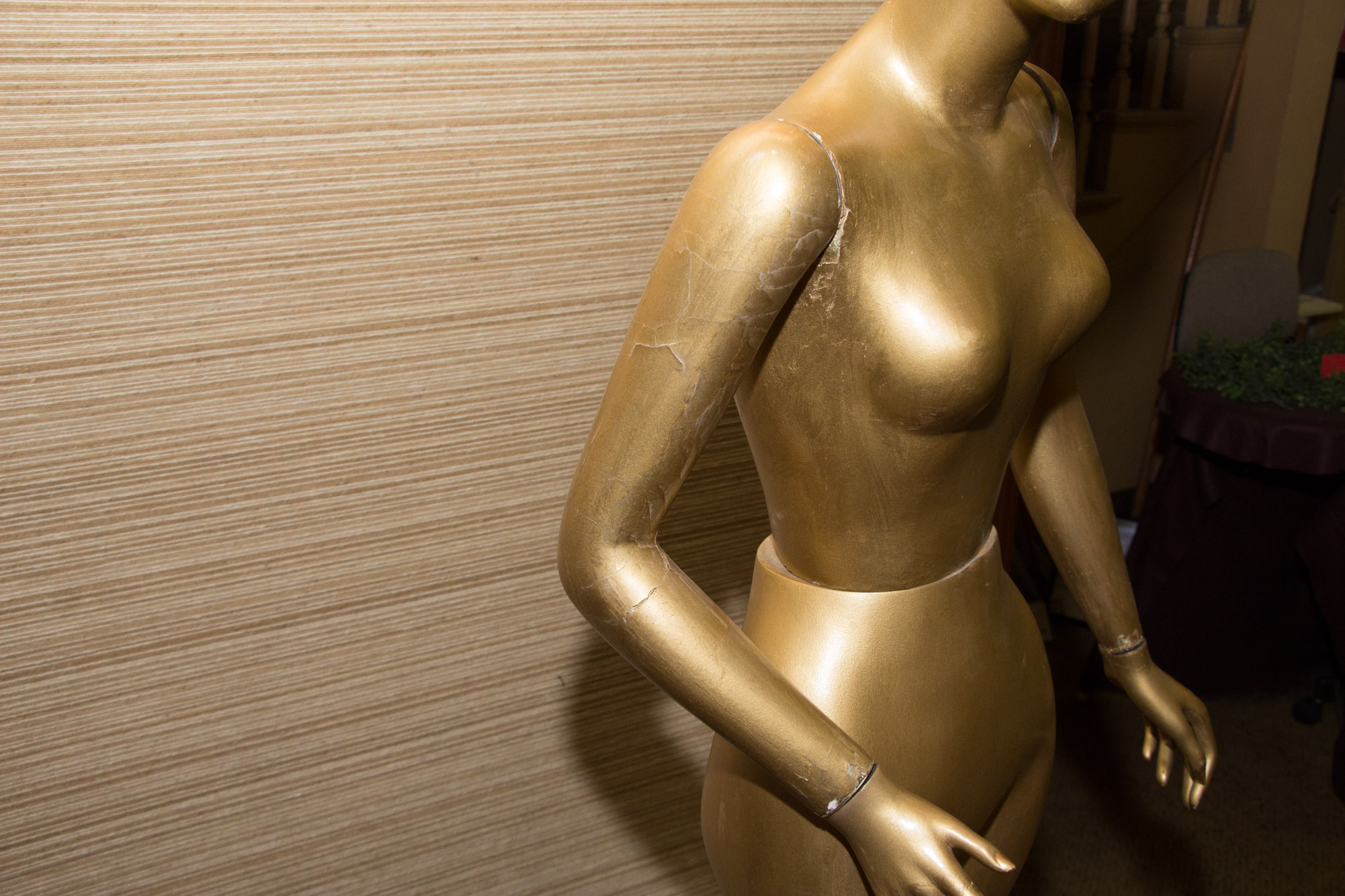 Vintage Gold Mannequin