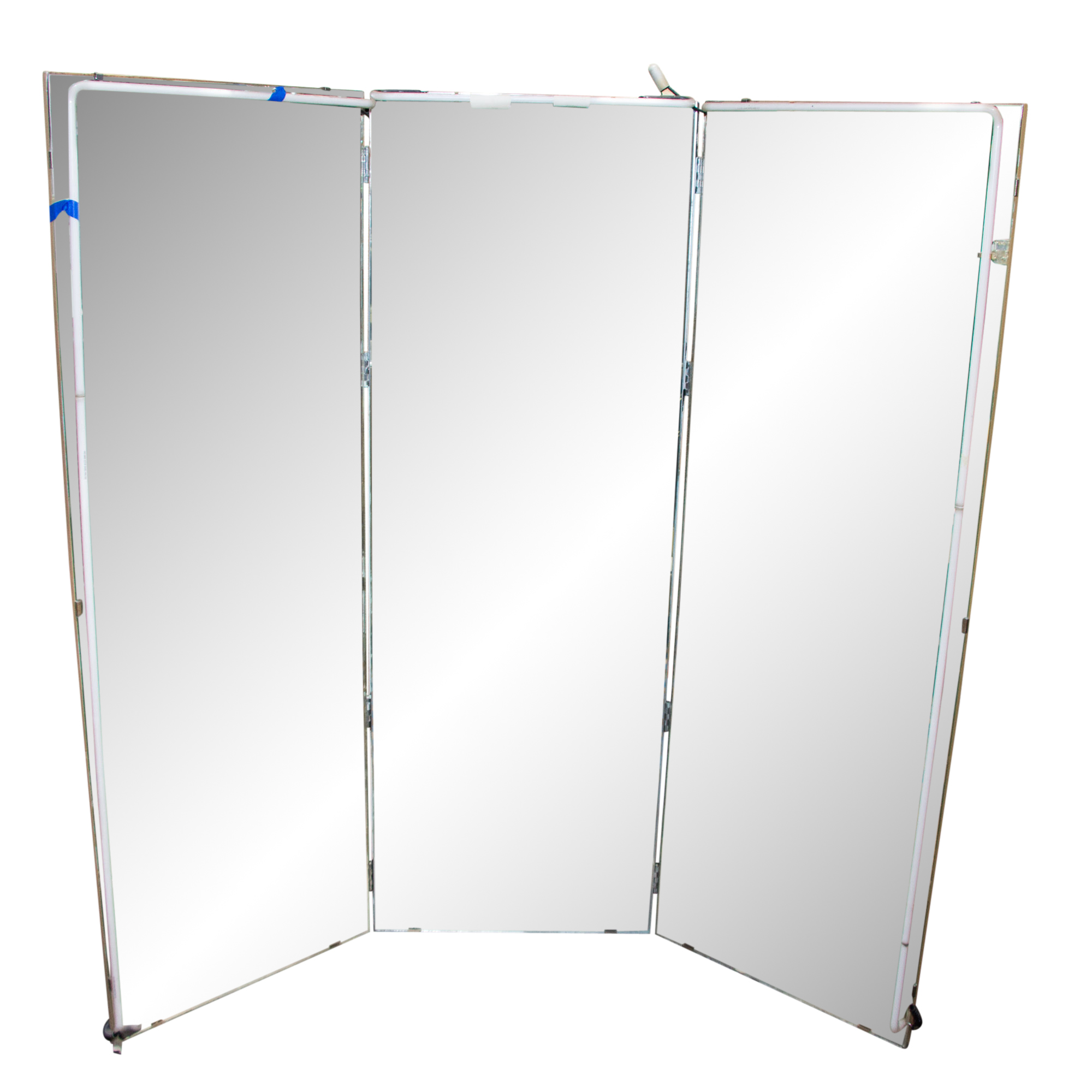 Vintage Three Panel Neon Mirror