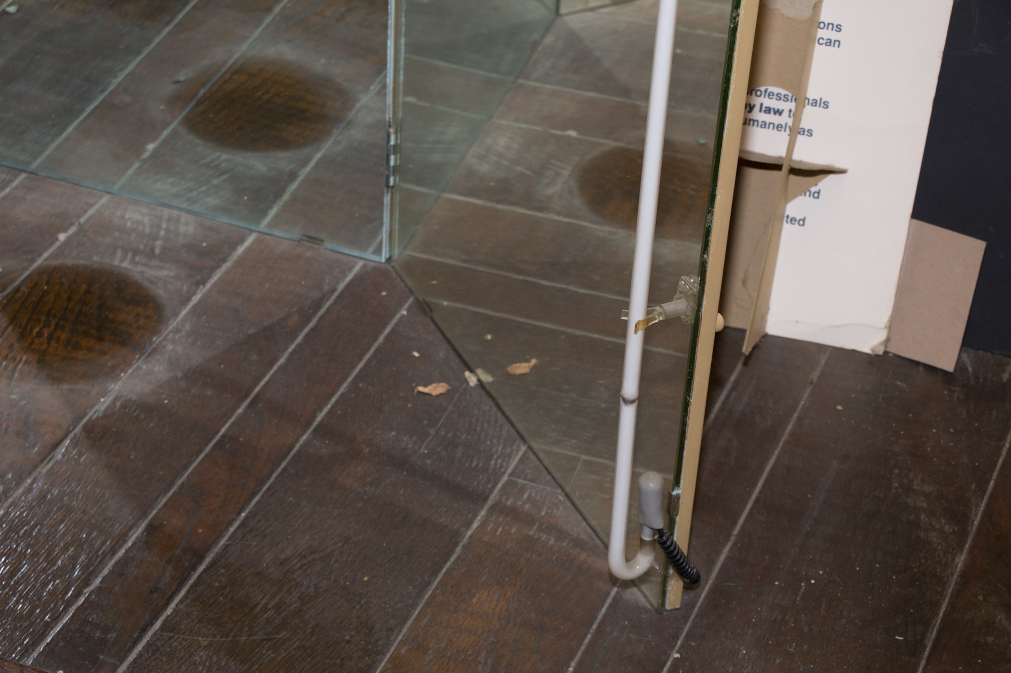 Vintage Three Panel Neon Mirror