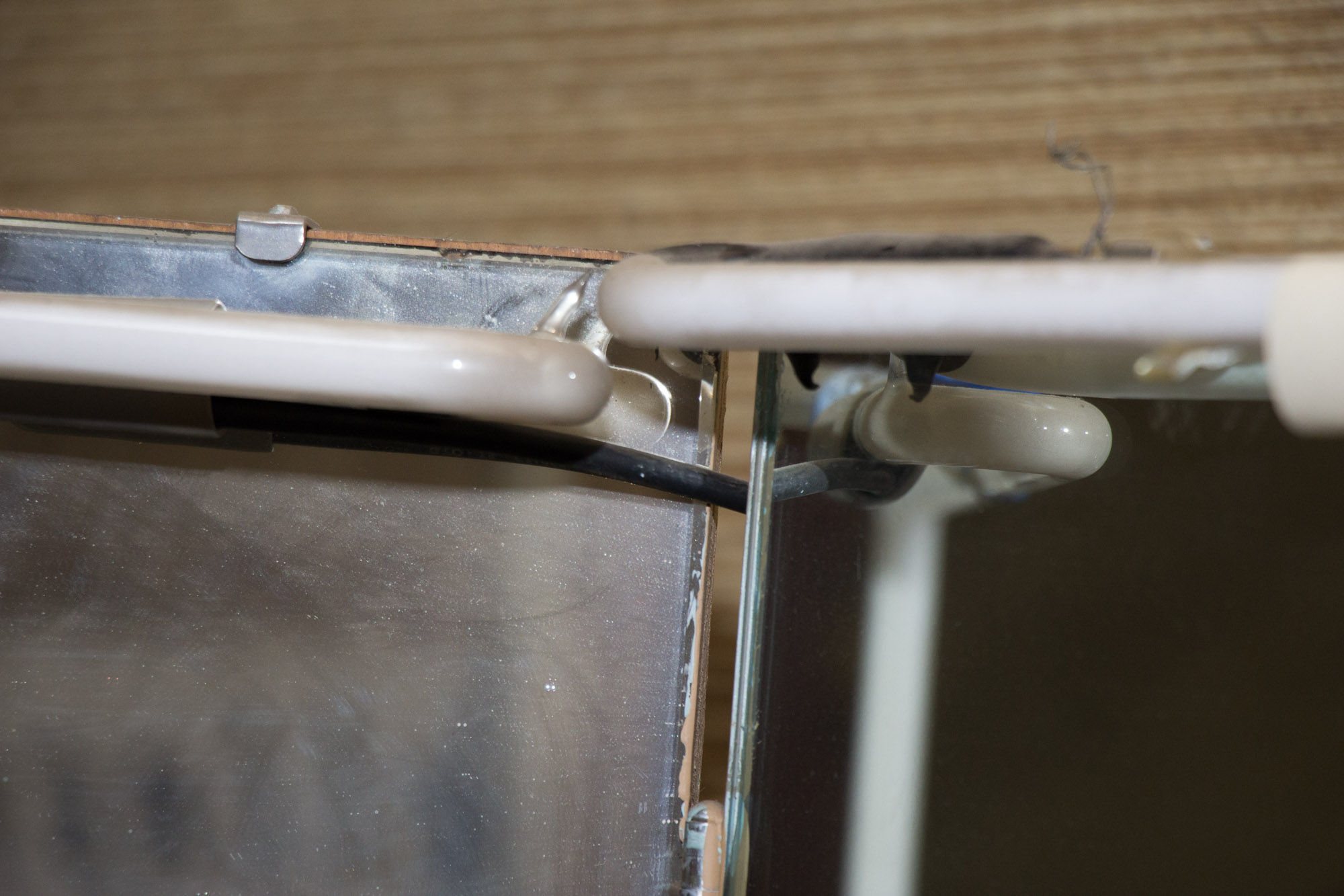 Vintage Three Panel Neon Mirror