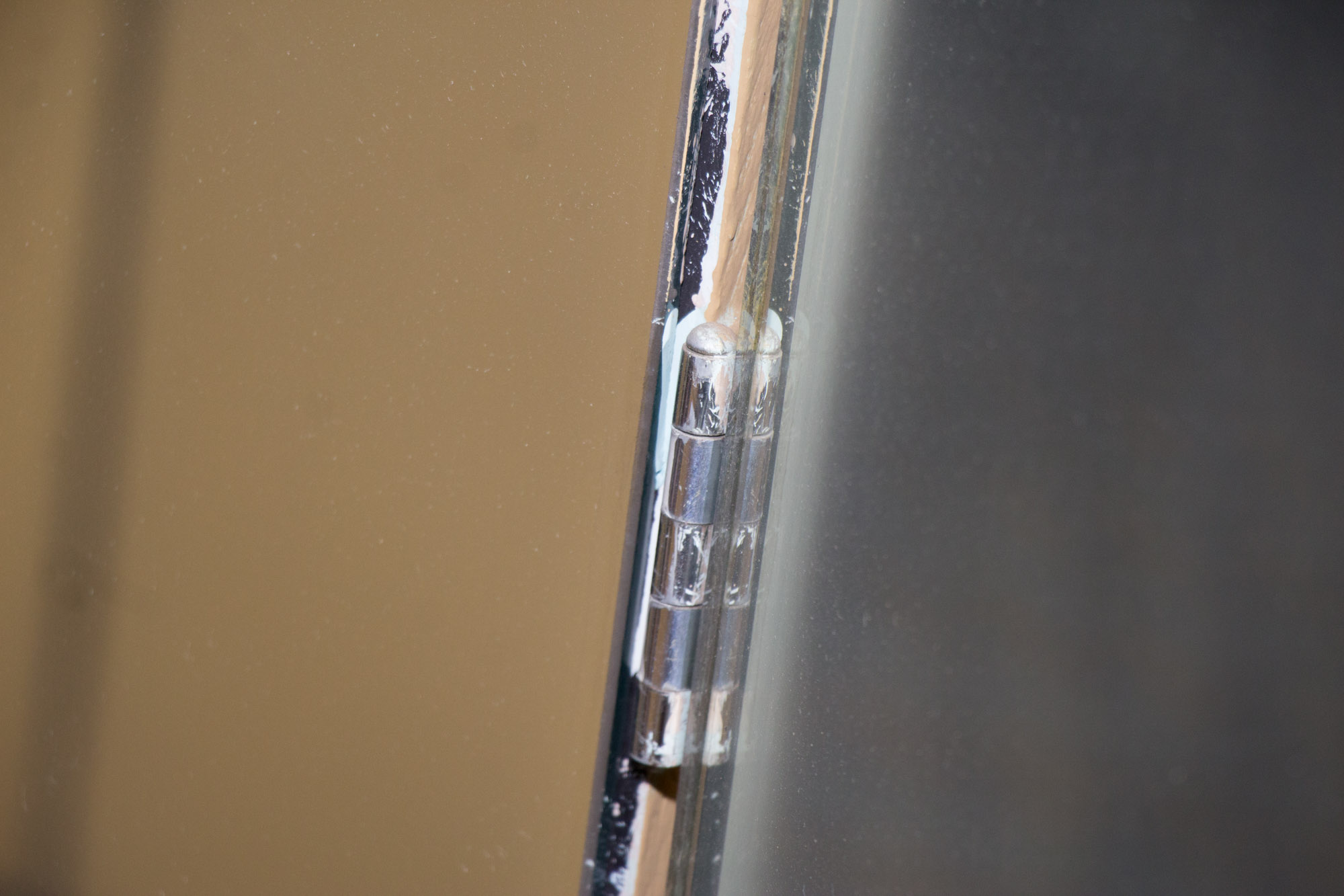 Vintage Three Panel Neon Mirror