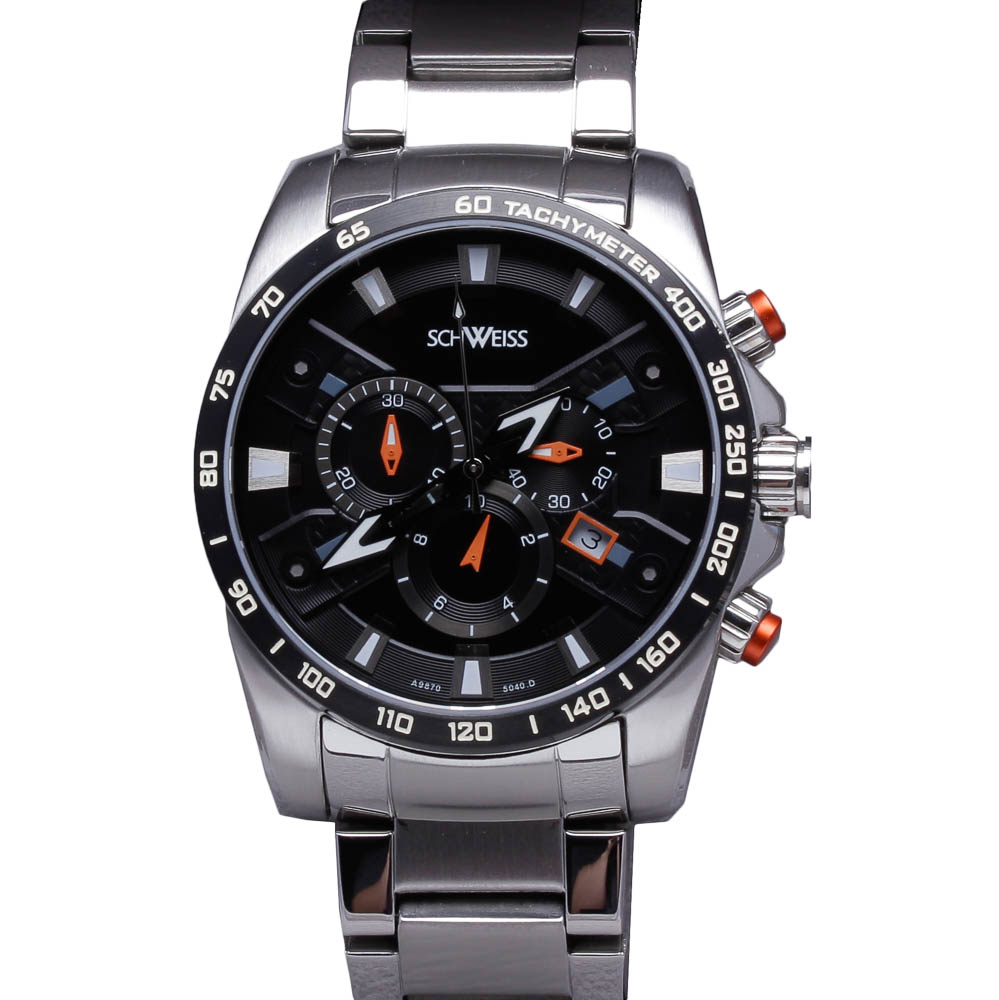 Schweiss Swiss Stainless Steel Water Resistant Watch