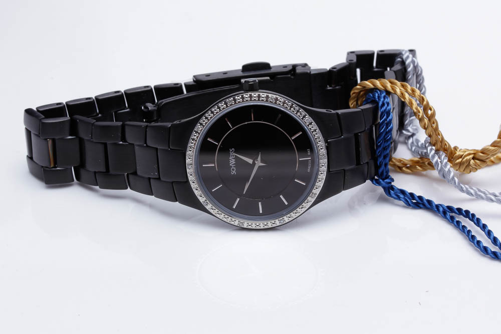 Schweiss Swiss Black Ion Plated Stainless Steel Watch