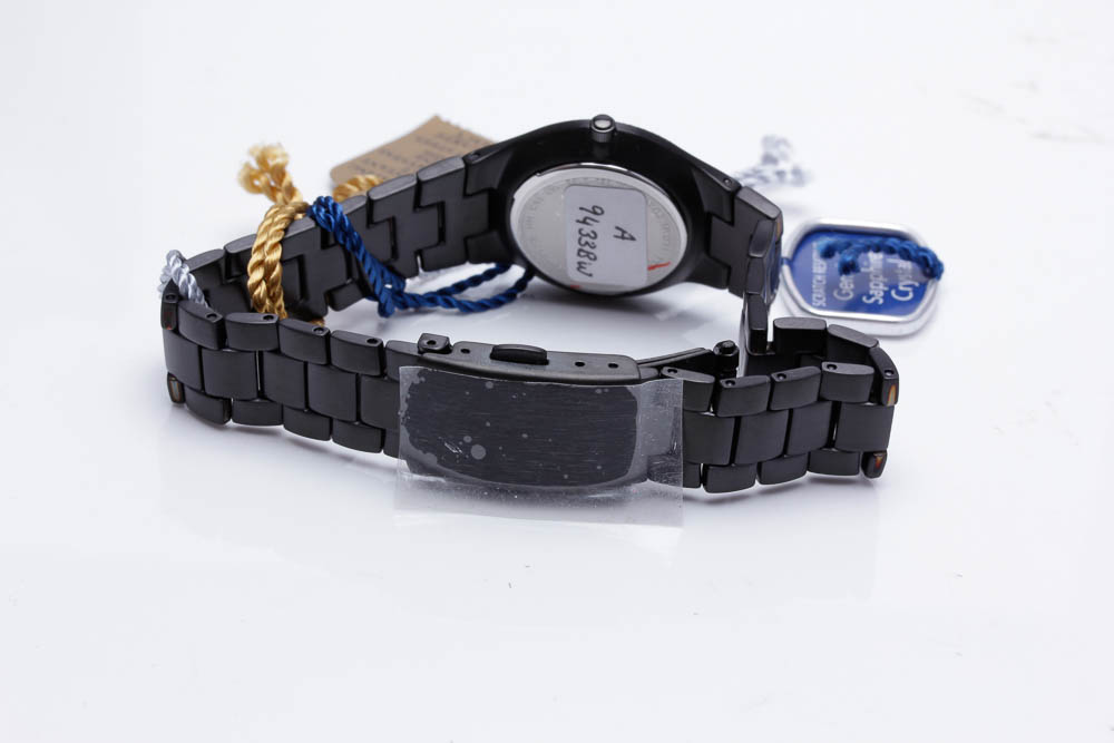 Schweiss Swiss Black Ion Plated Stainless Steel Watch