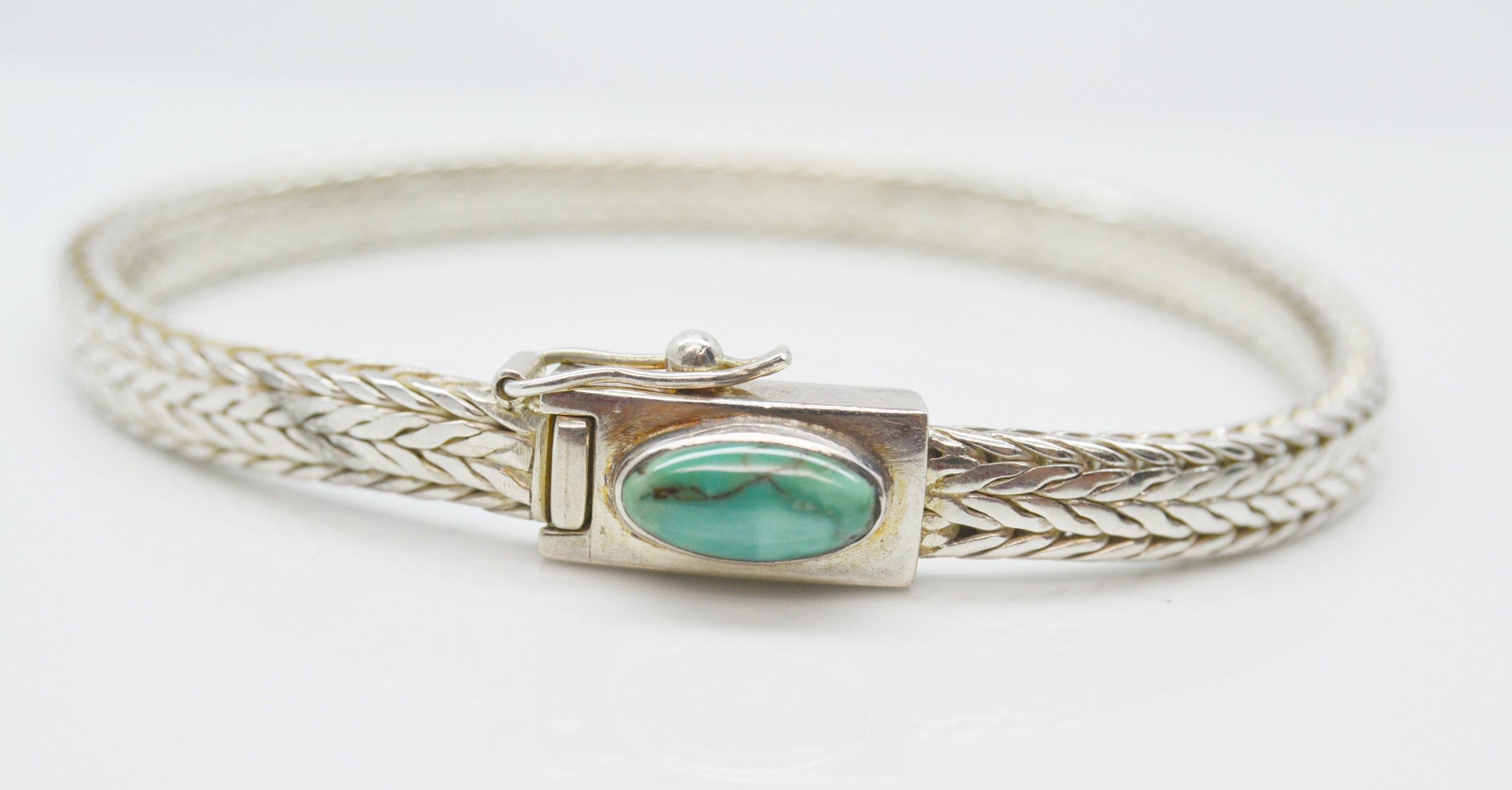 Sterling Silver Turquoise Bracelet