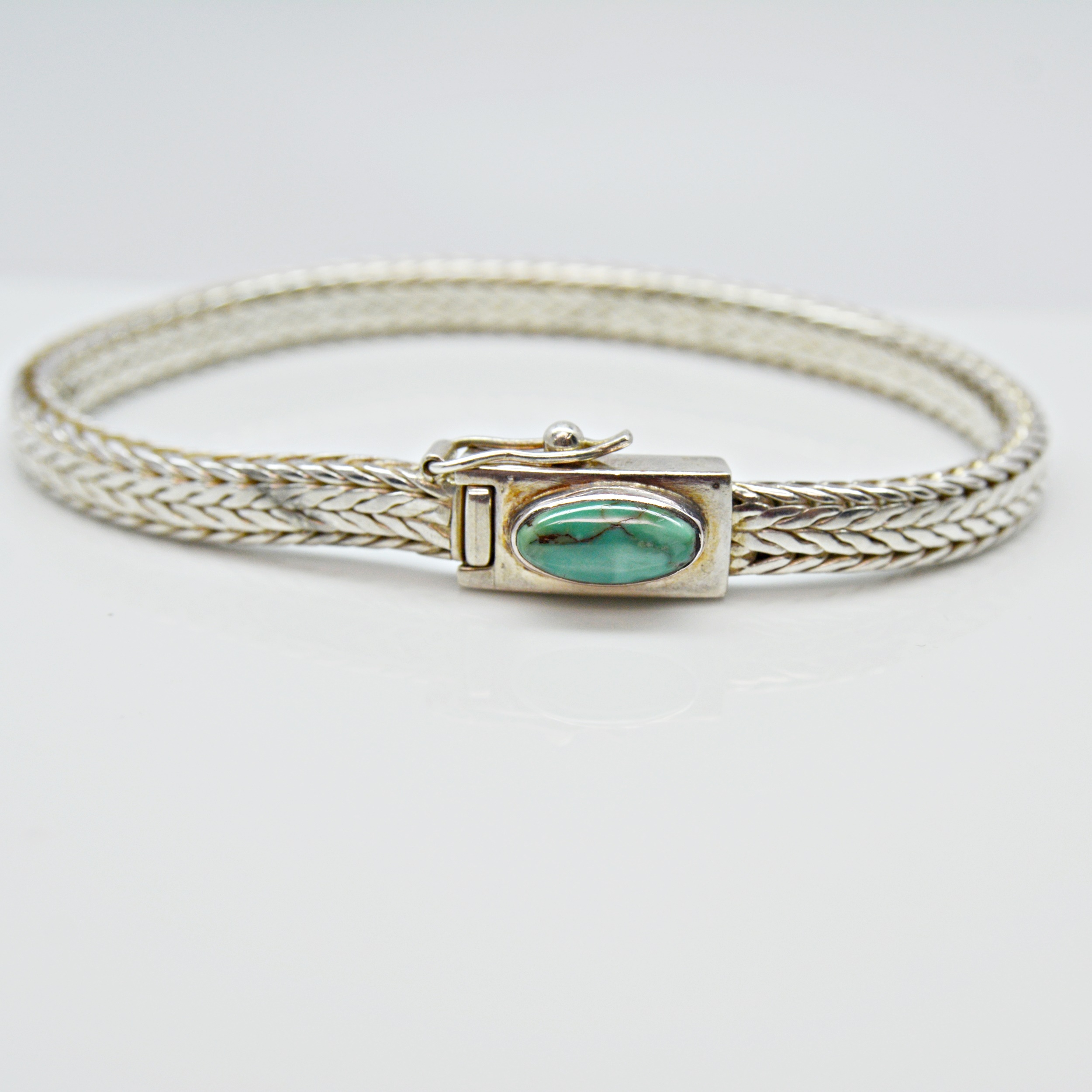 Sterling Silver Turquoise Bracelet