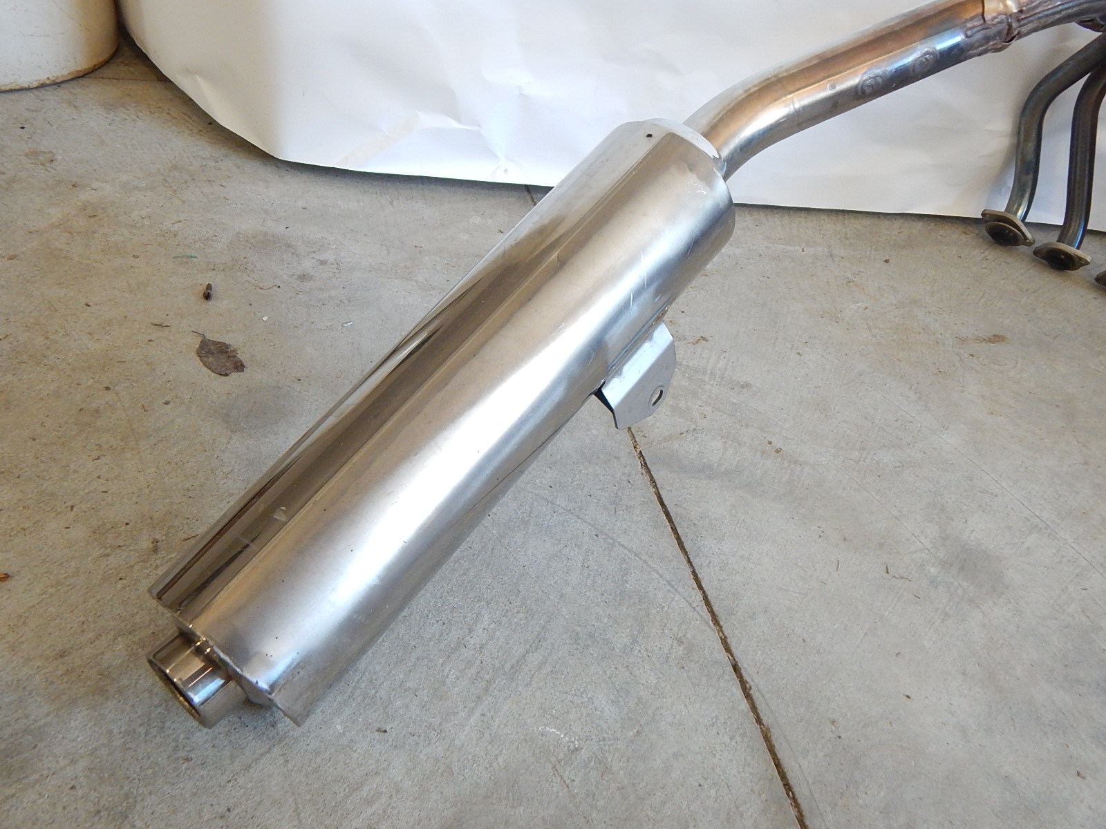 Kawasaki ZX-9R Lime Green Front Fairing and 4-Head Exhaust System