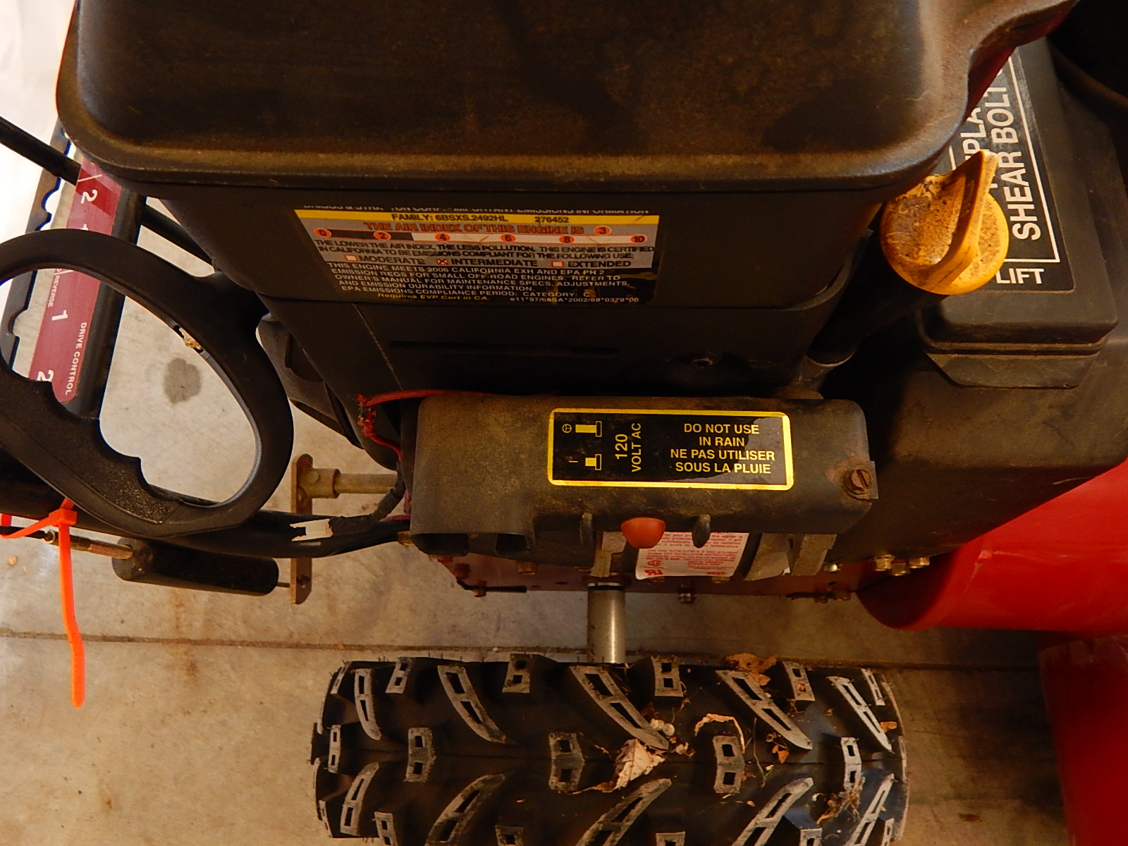 Craftsman 8.5 HP 27" Electric Start Snow Blower