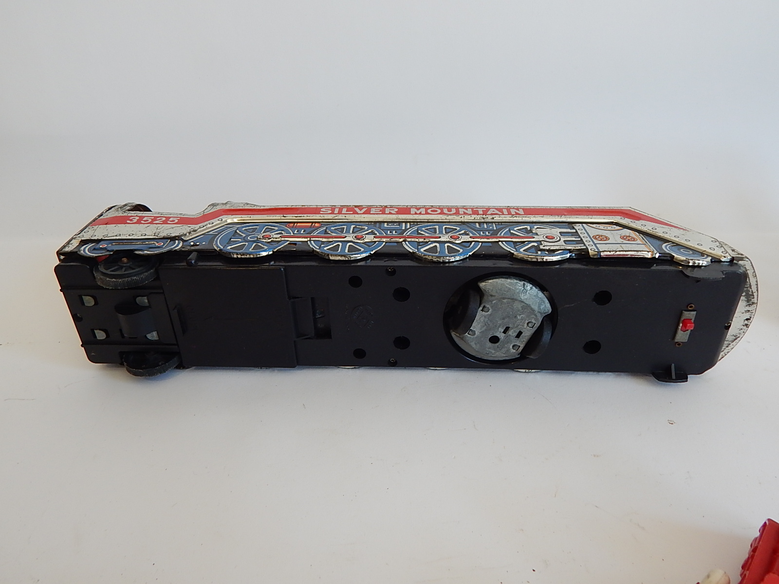 Vintage Tin Toy Collection with Silver Mountain, Disney Casey Jr.