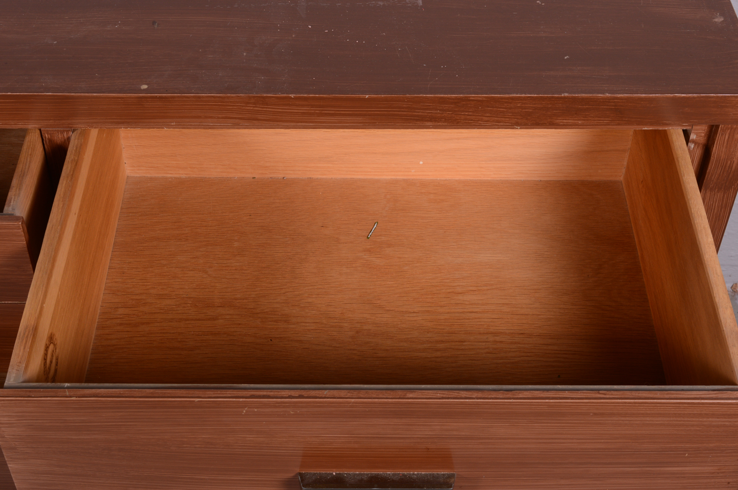 Vintage Mid Century Modern Walnut Dresser by Ramseur Furniture