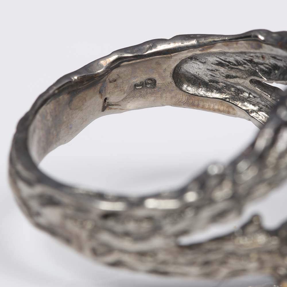 Sterling Silver Freshwater Pearl and Multi-Gemstone Ring