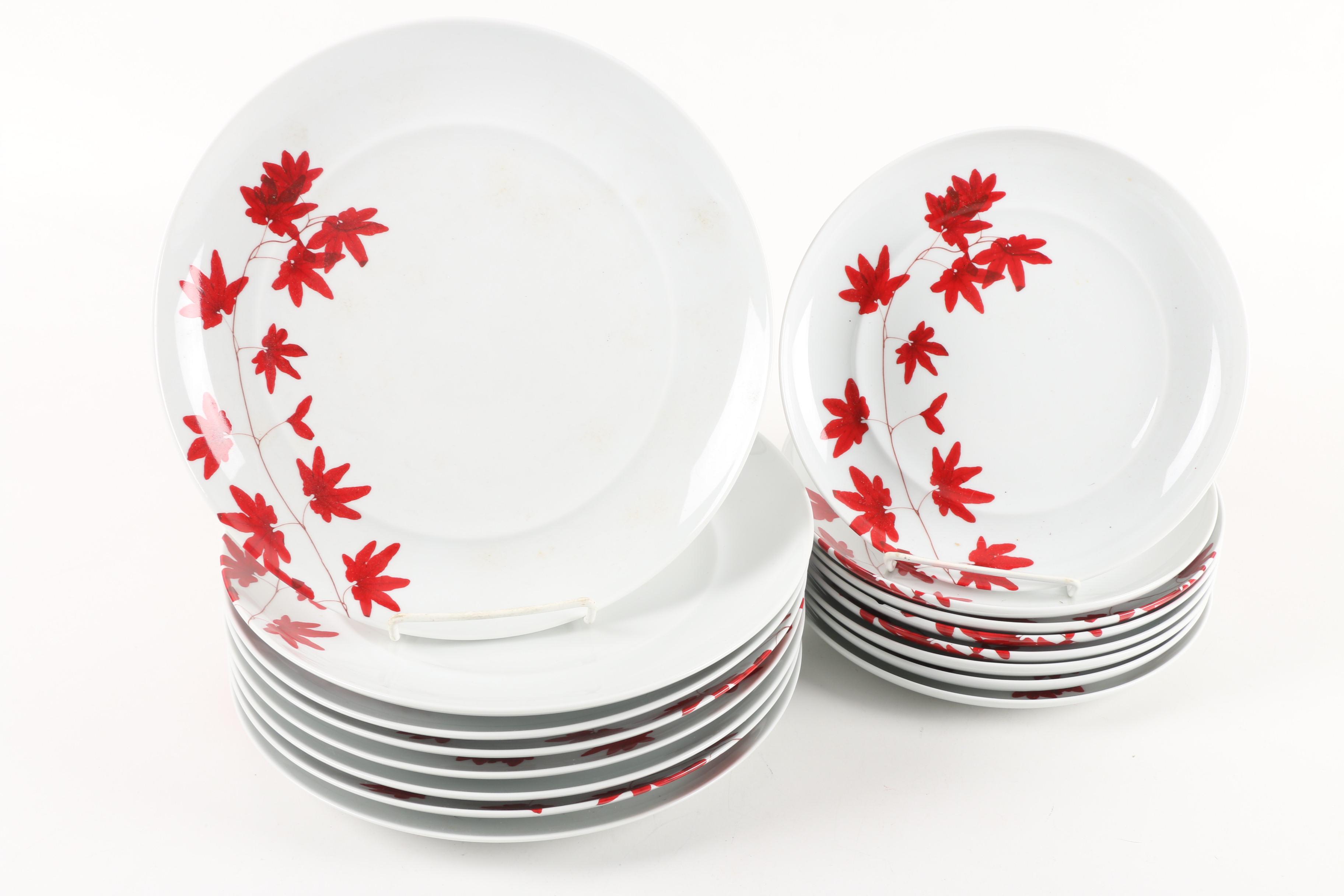 Mikasa "Pure Red" Porcelain Dinnerware