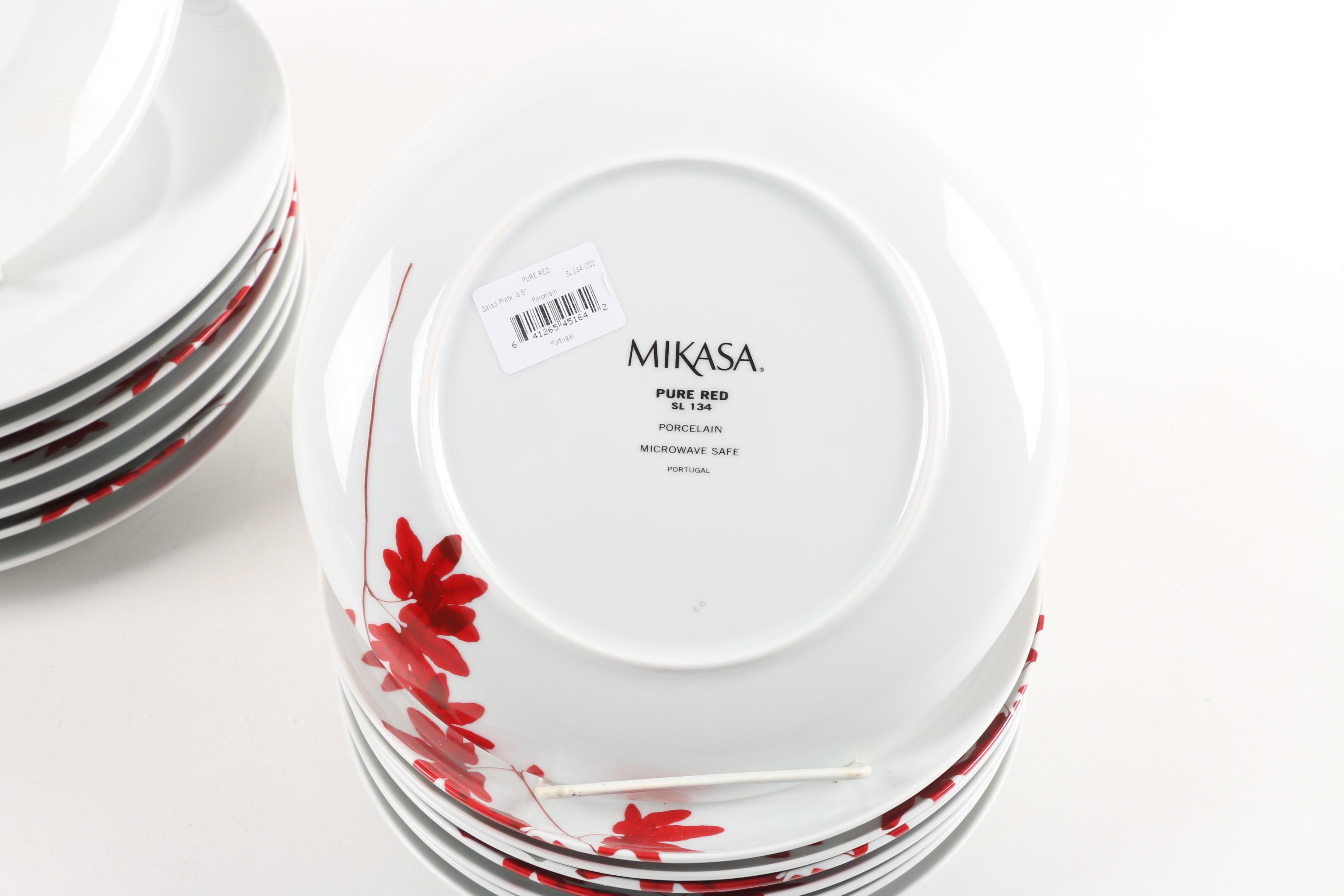 Mikasa "Pure Red" Porcelain Dinnerware