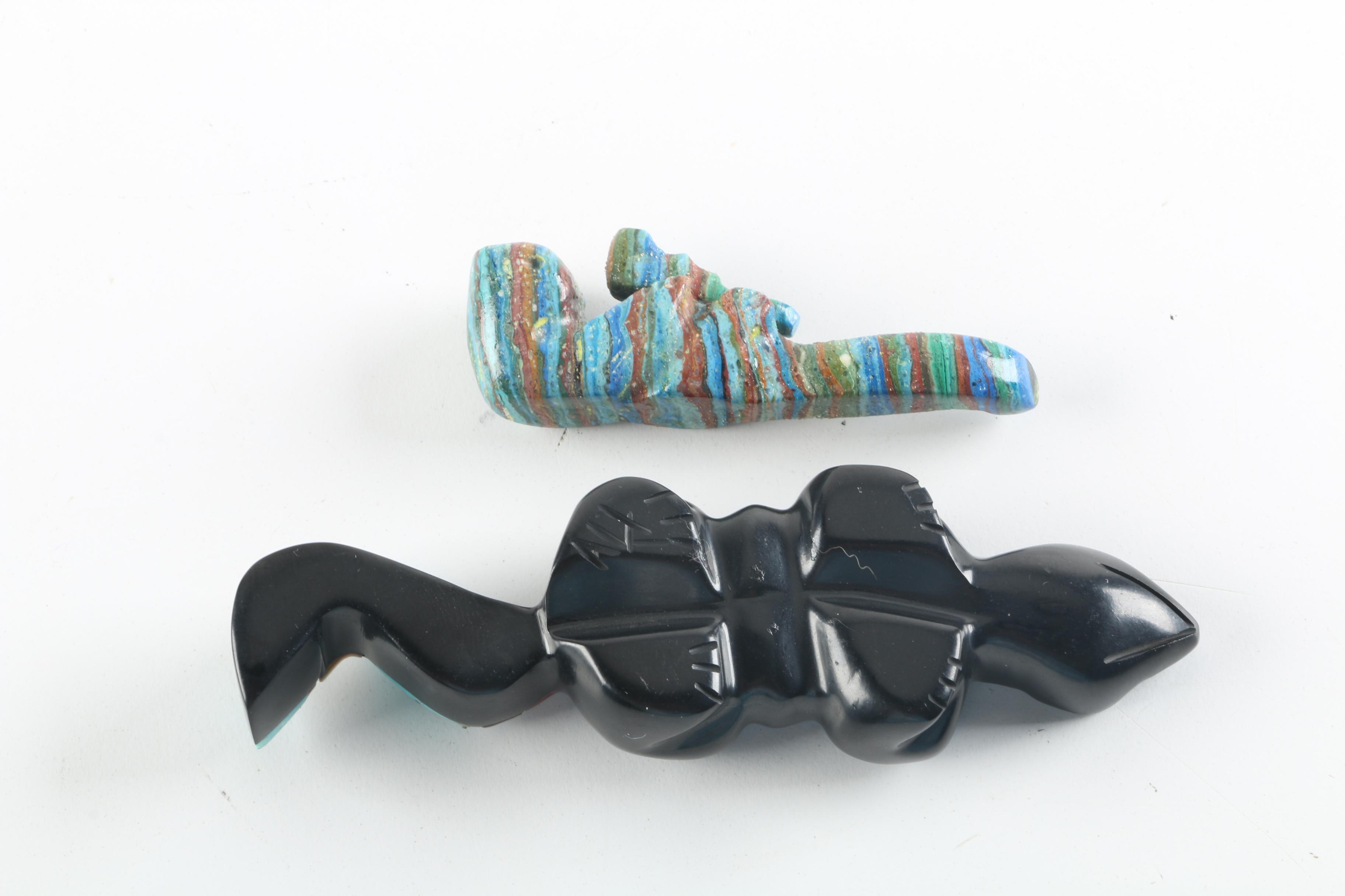 Signed Hand Carved Zuni Style Fetishes