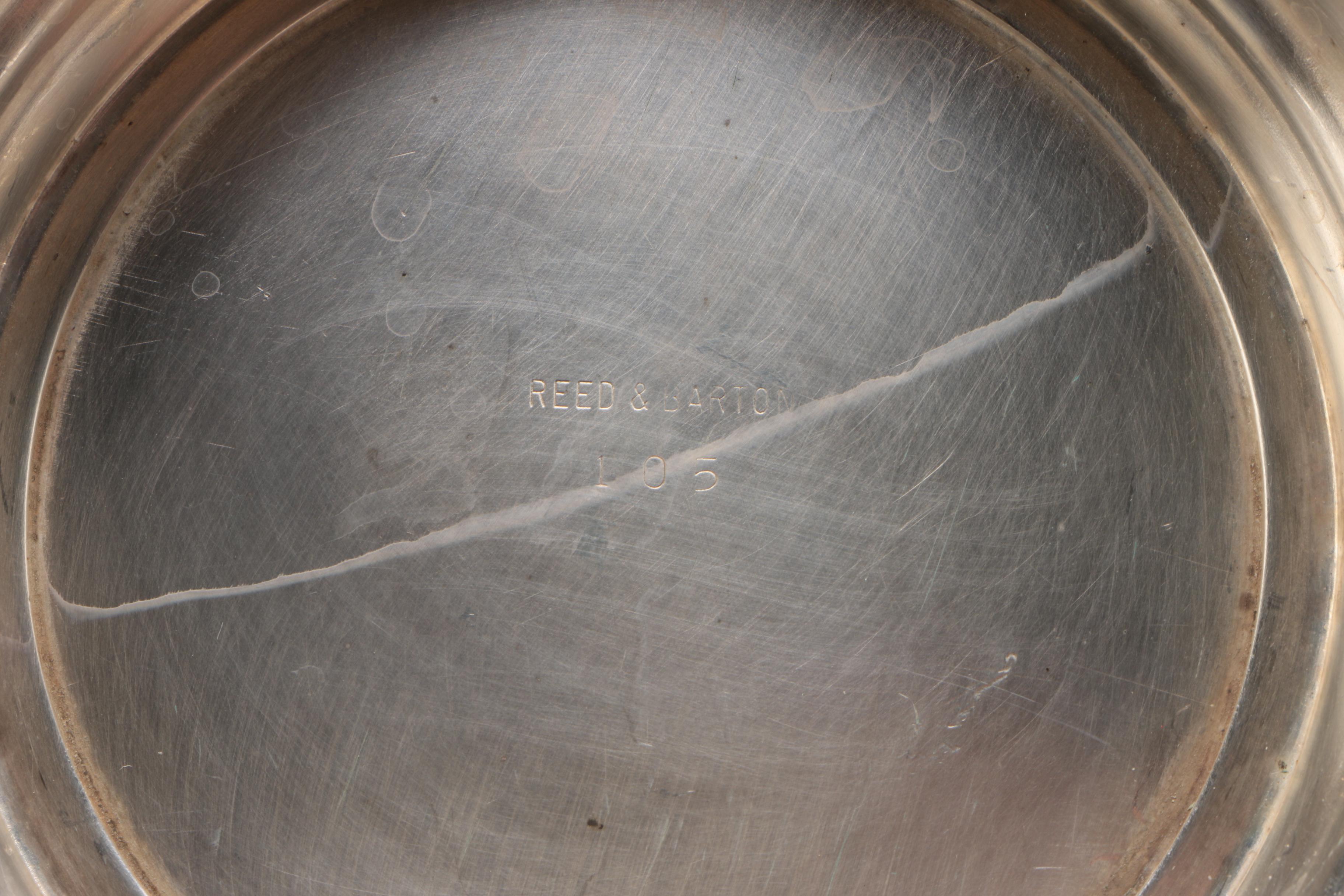 Amston Weighted Sterling Candleholders with Silver Plate Revere Style Bowls