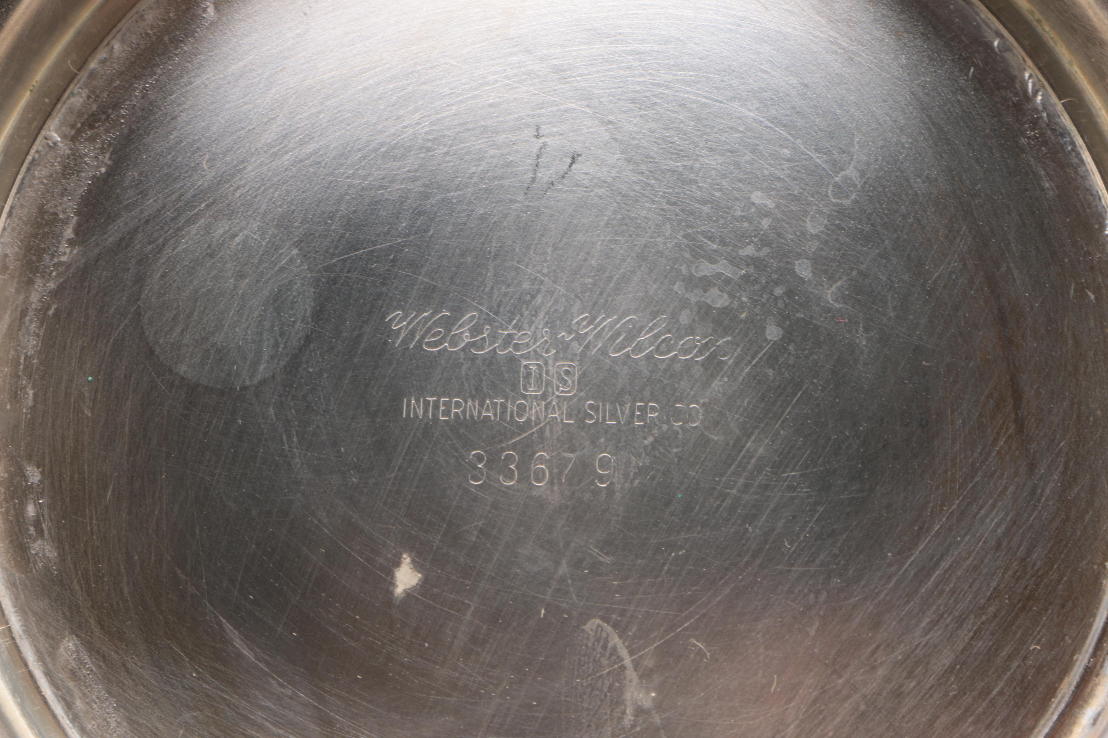 Amston Weighted Sterling Candleholders with Silver Plate Revere Style Bowls