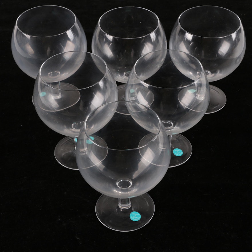 Tiffany & Co. "Refresher Set" Crystal Goblets