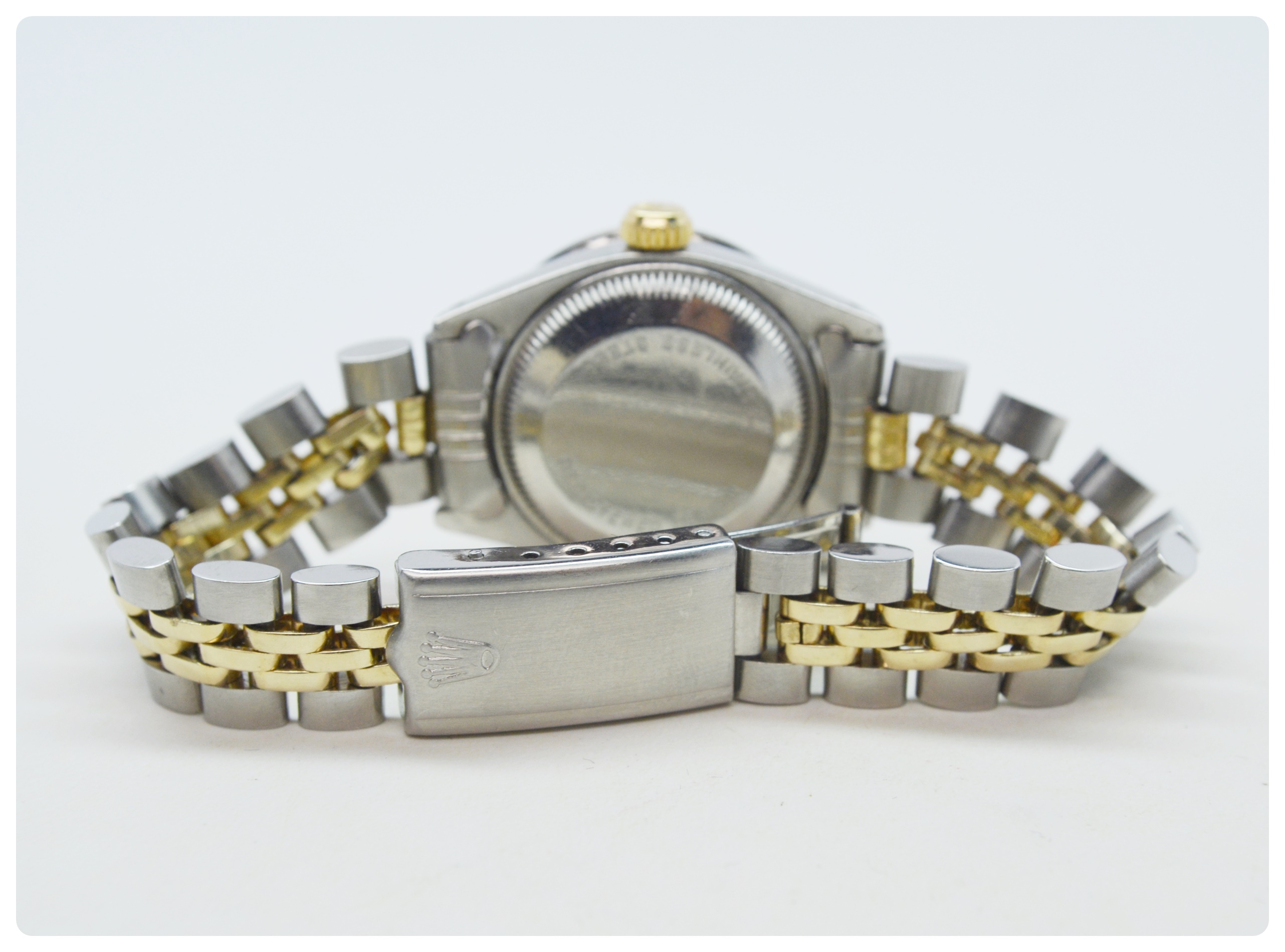 Rolex Oyster Perpetual Date Diamond Bezel Watch