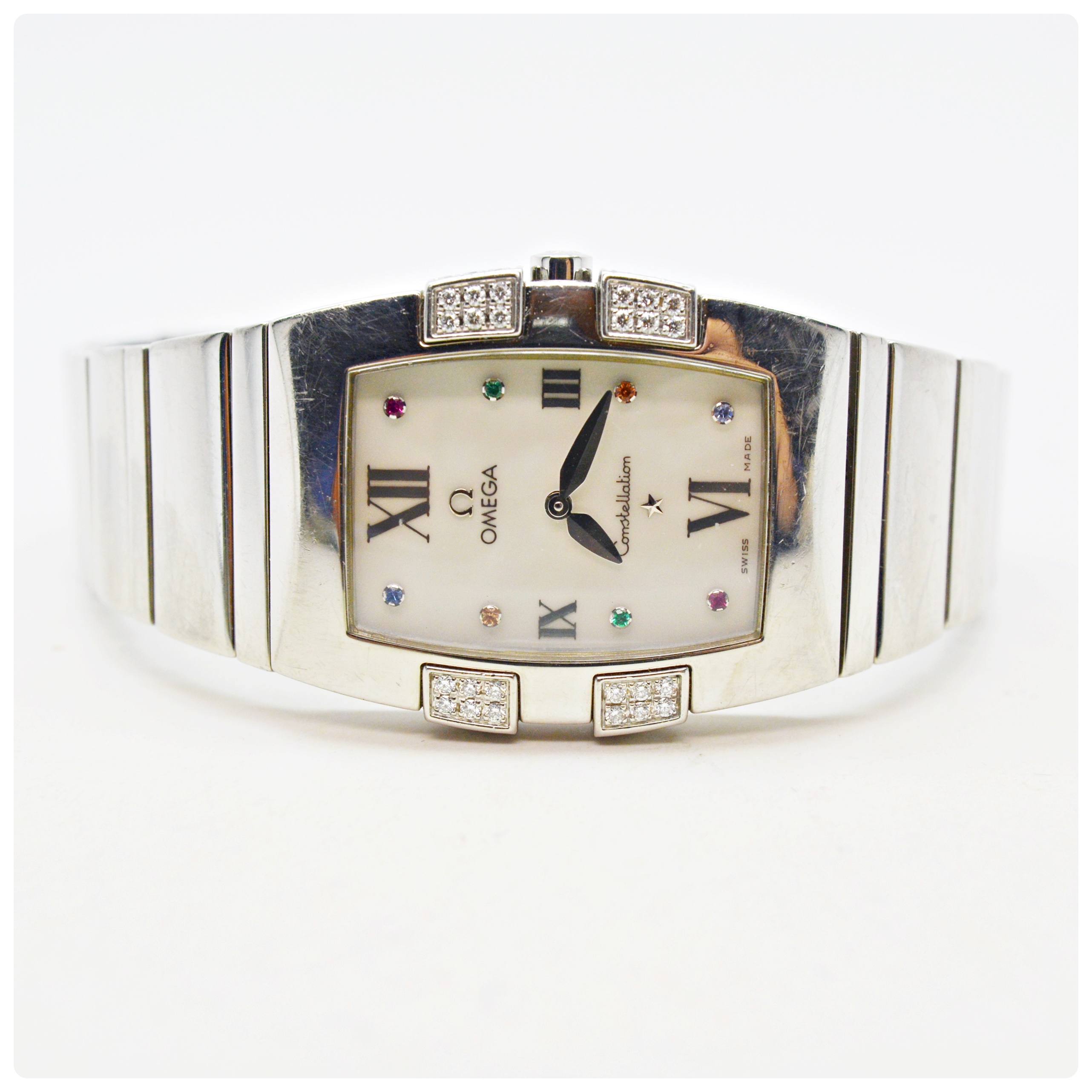 Omega "Constellation Quadrella" Stainless Steel Watch