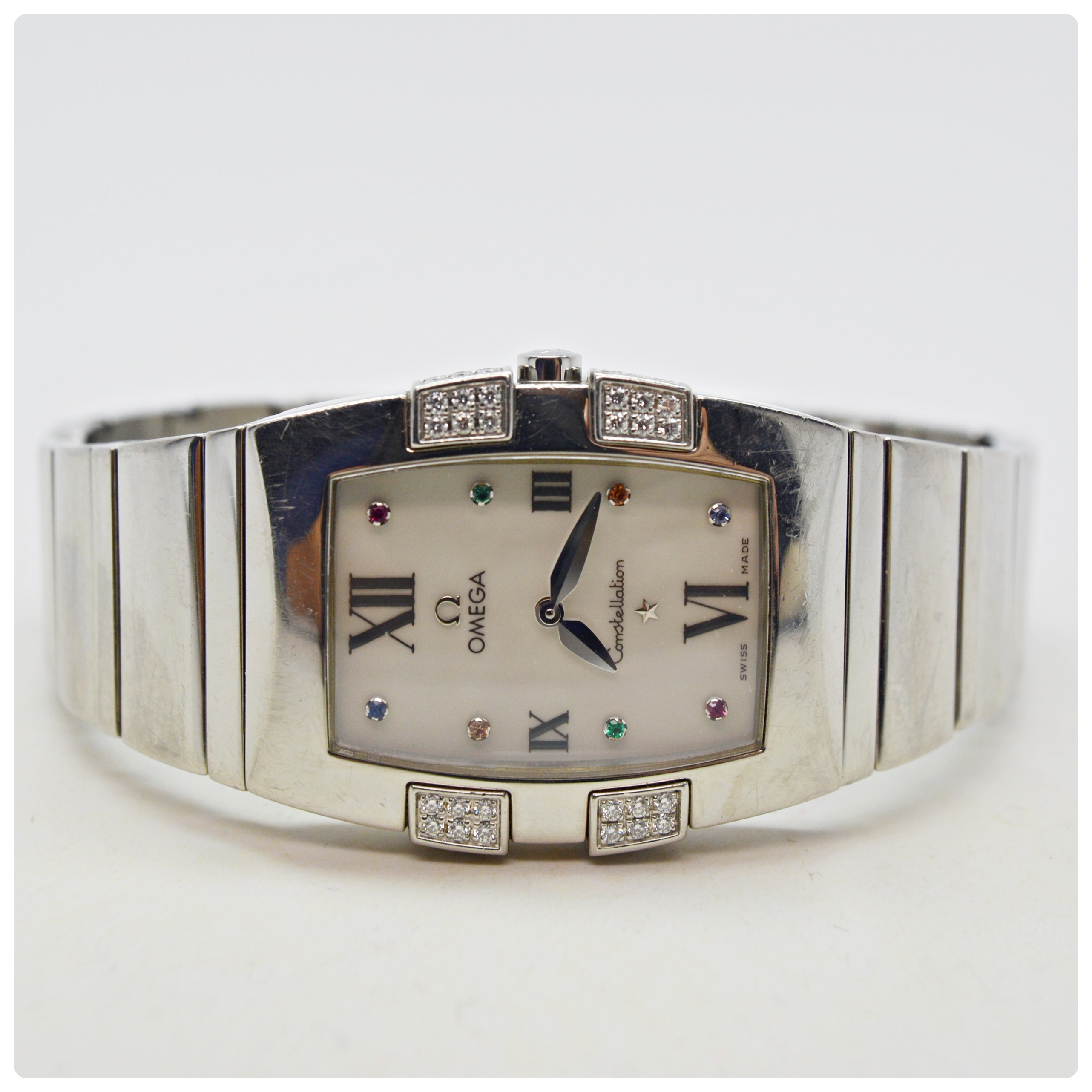 Omega "Constellation Quadrella" Stainless Steel Watch