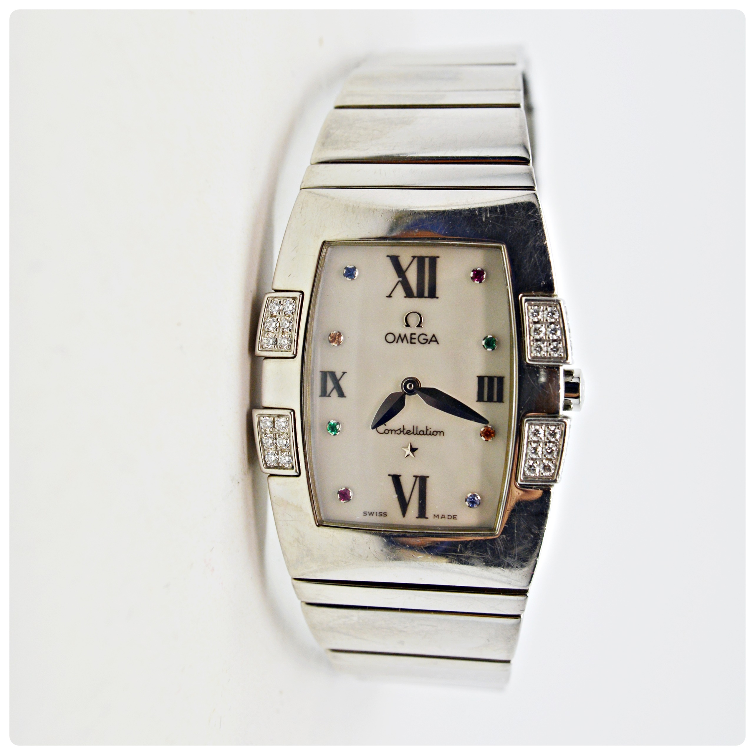 Omega "Constellation Quadrella" Stainless Steel Watch