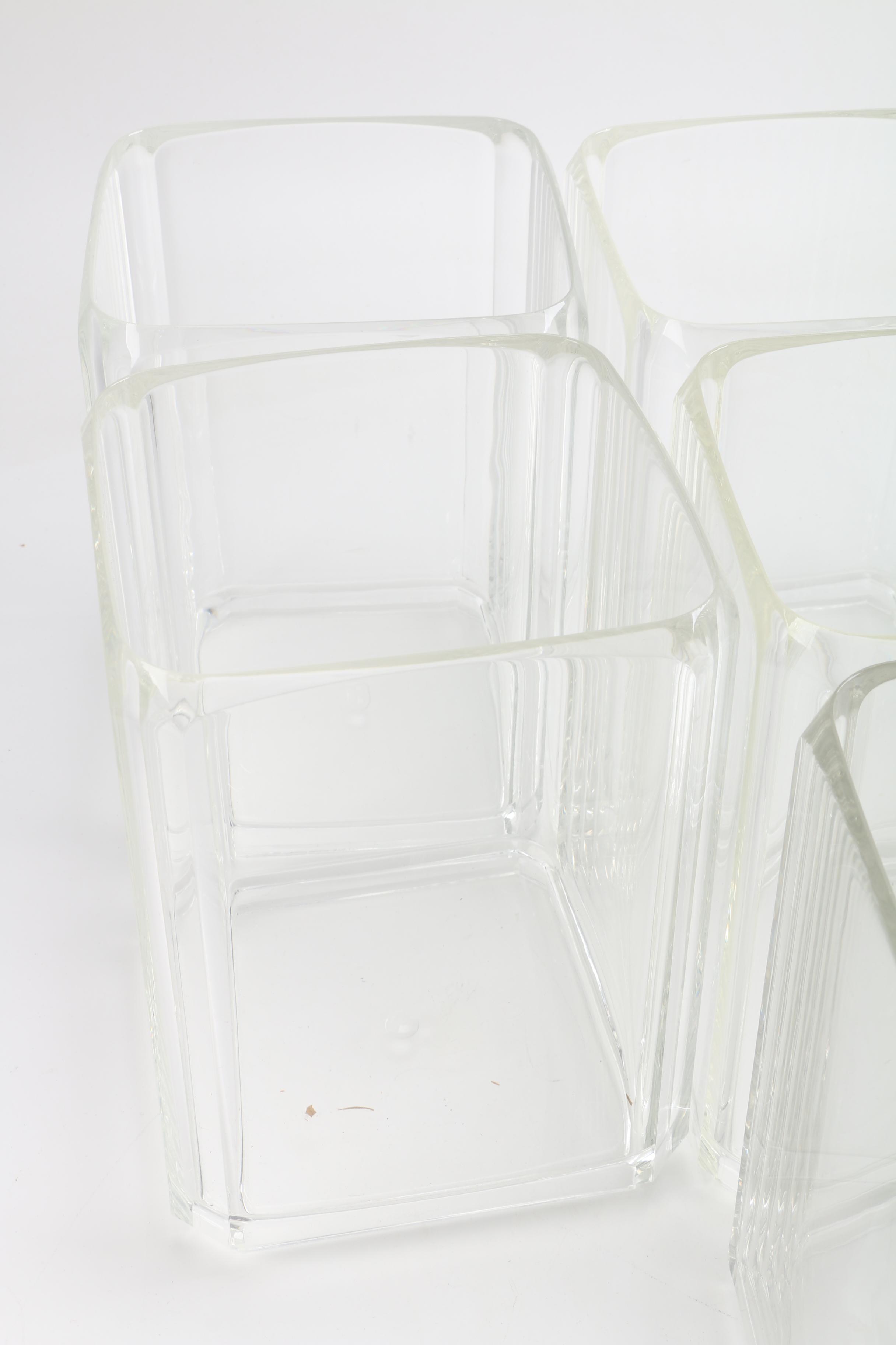 Clear Acrylic Vases