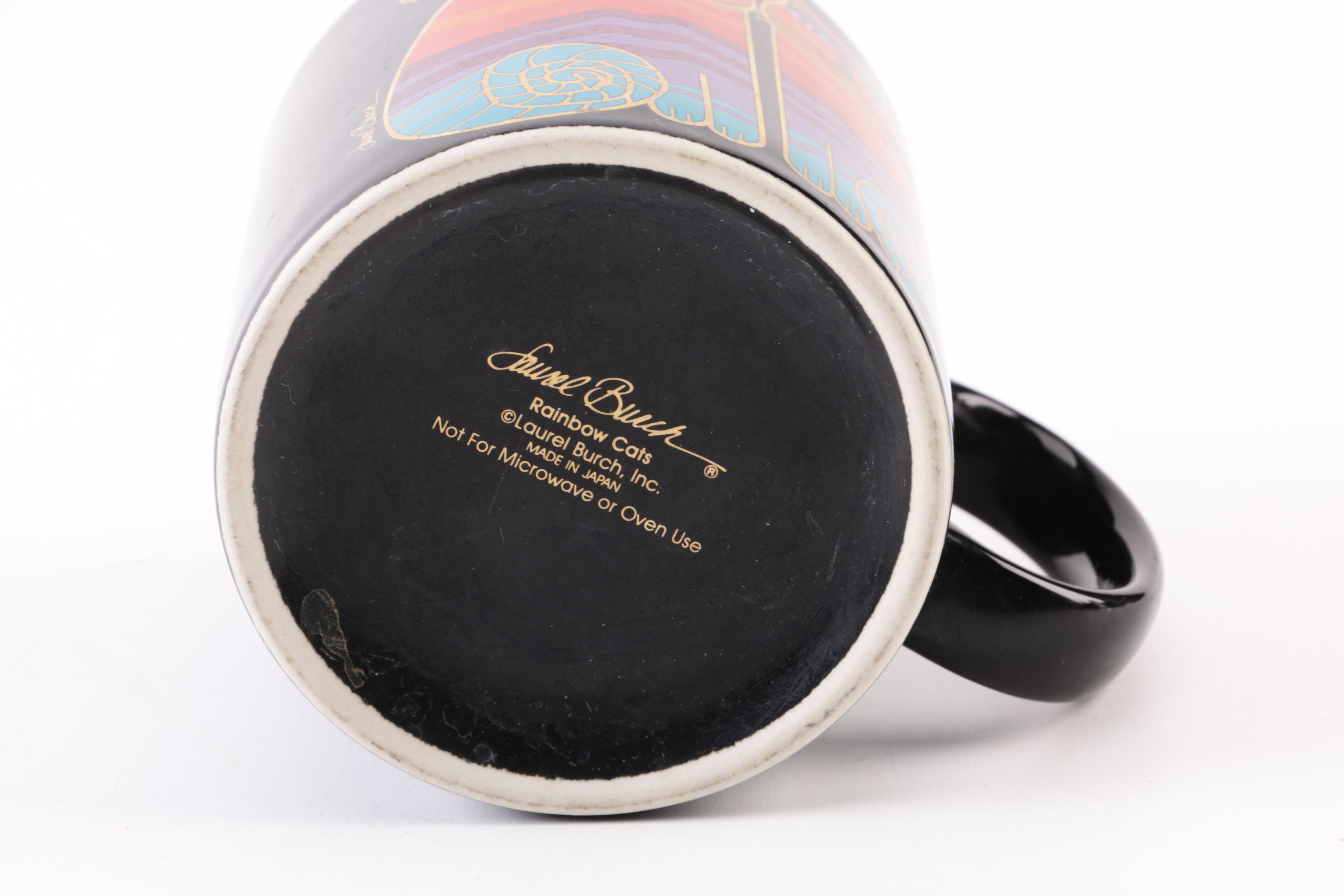 Set of Ceramic Mugs by Laurel Burch, Inc.