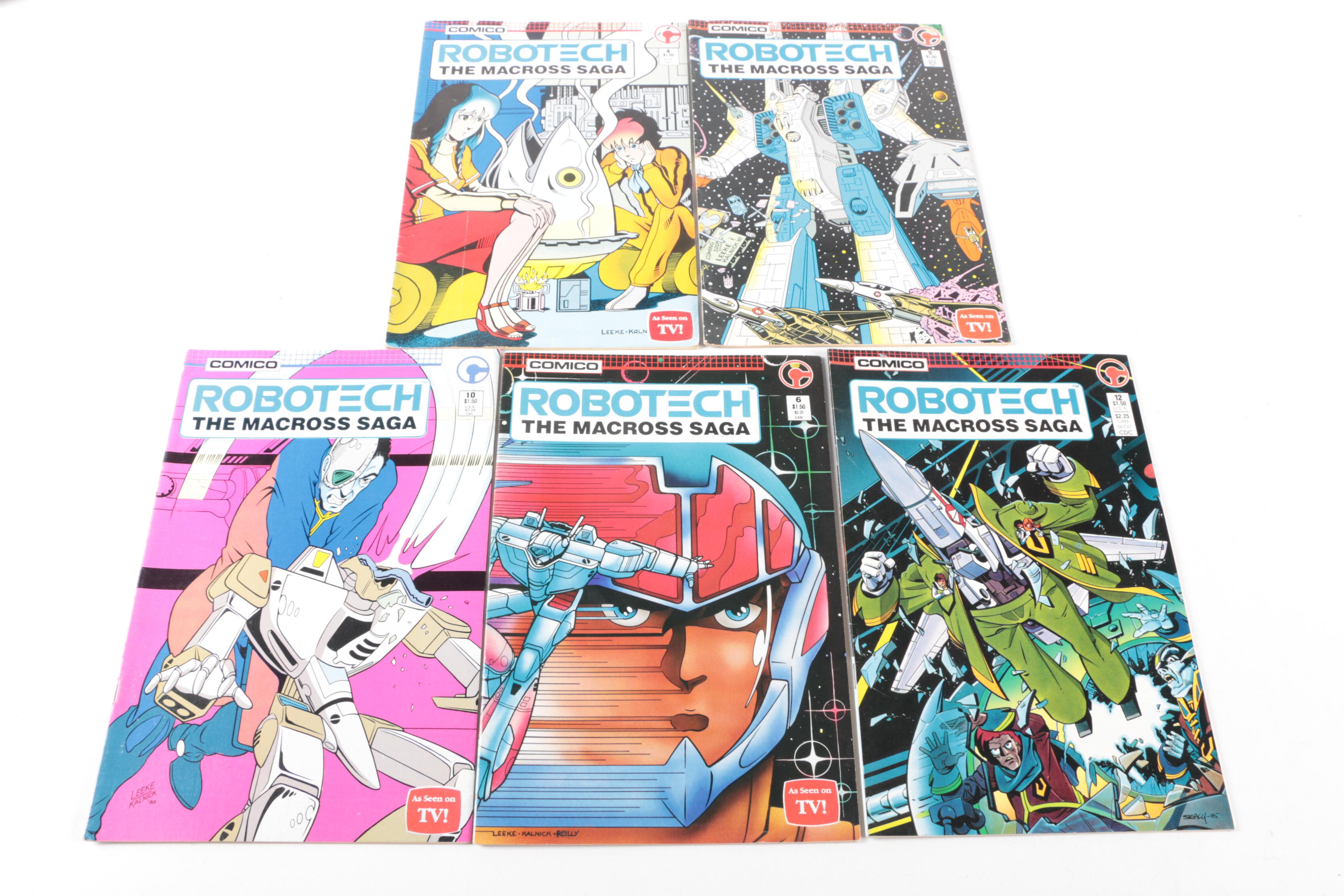 "Robotech" Comic Books Including "The Macross Saga"