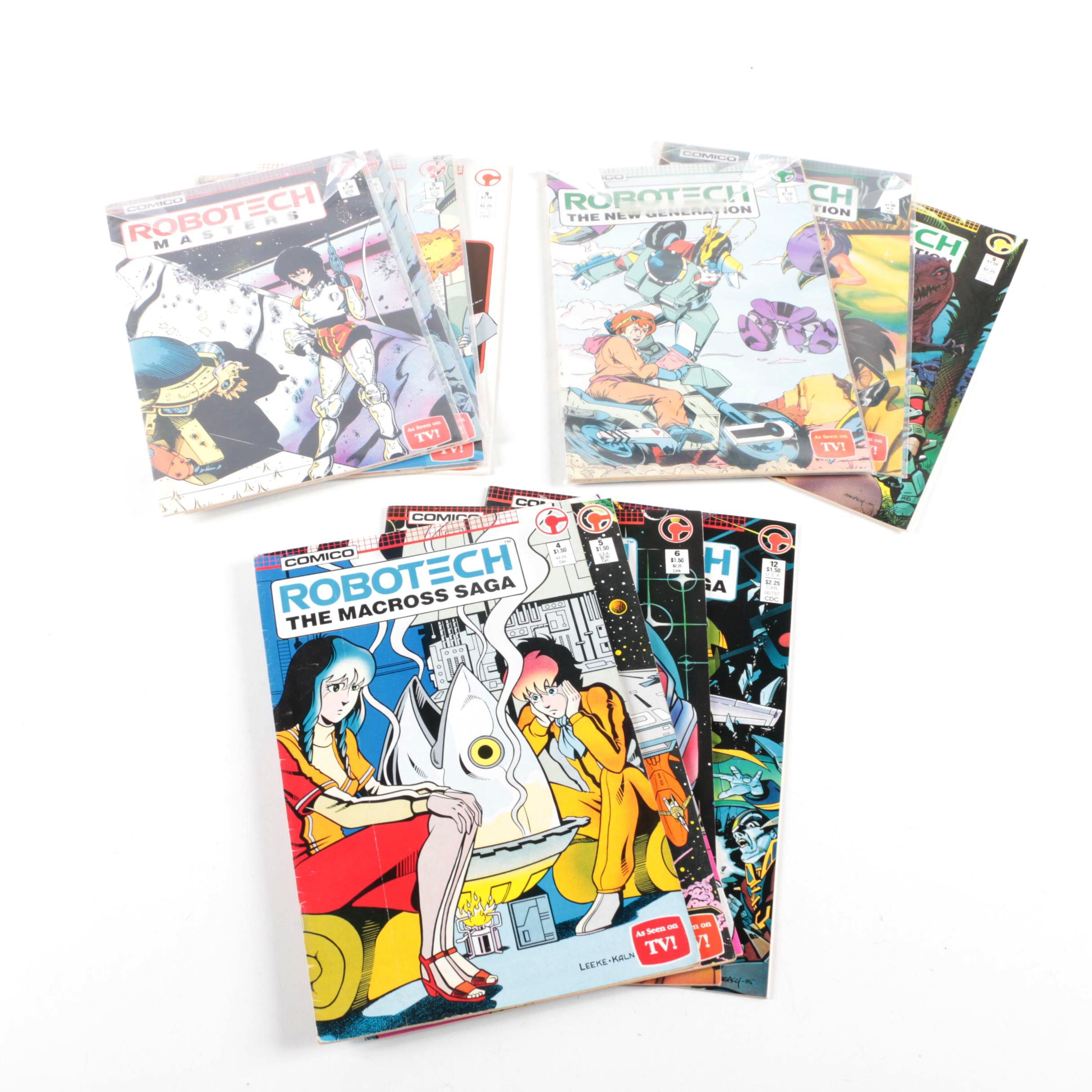 "Robotech" Comic Books Including "The Macross Saga"