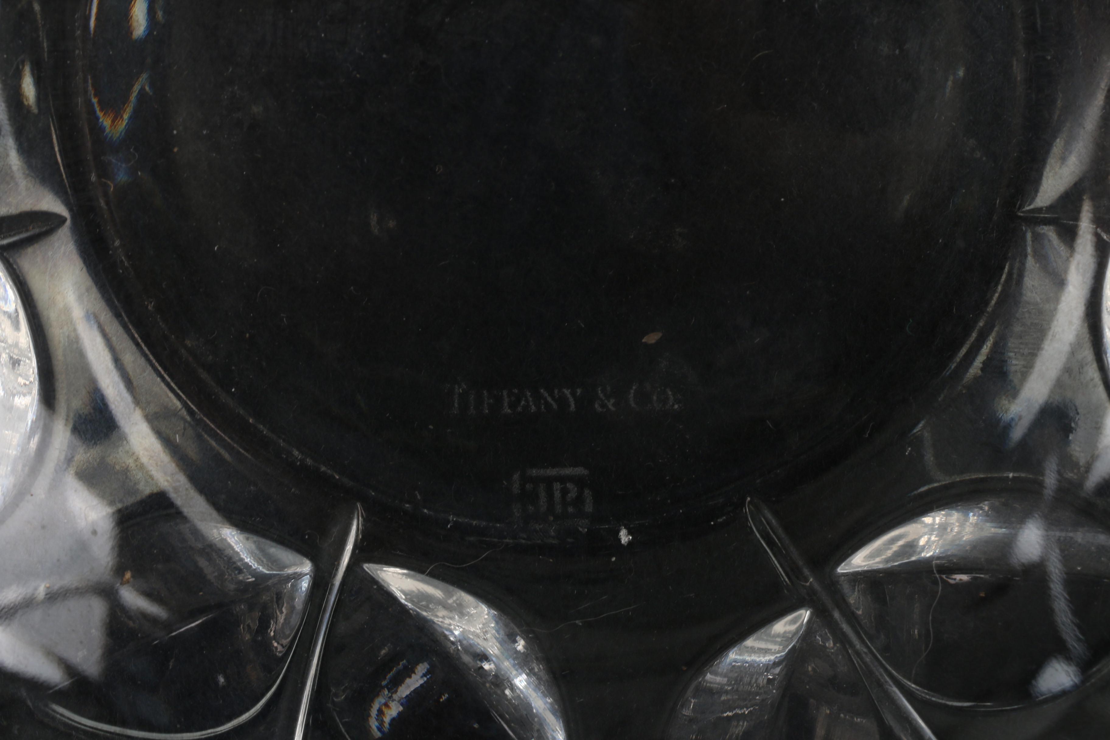 Tiffany & Co. "Floral Vine" Crystal Rose Bowl