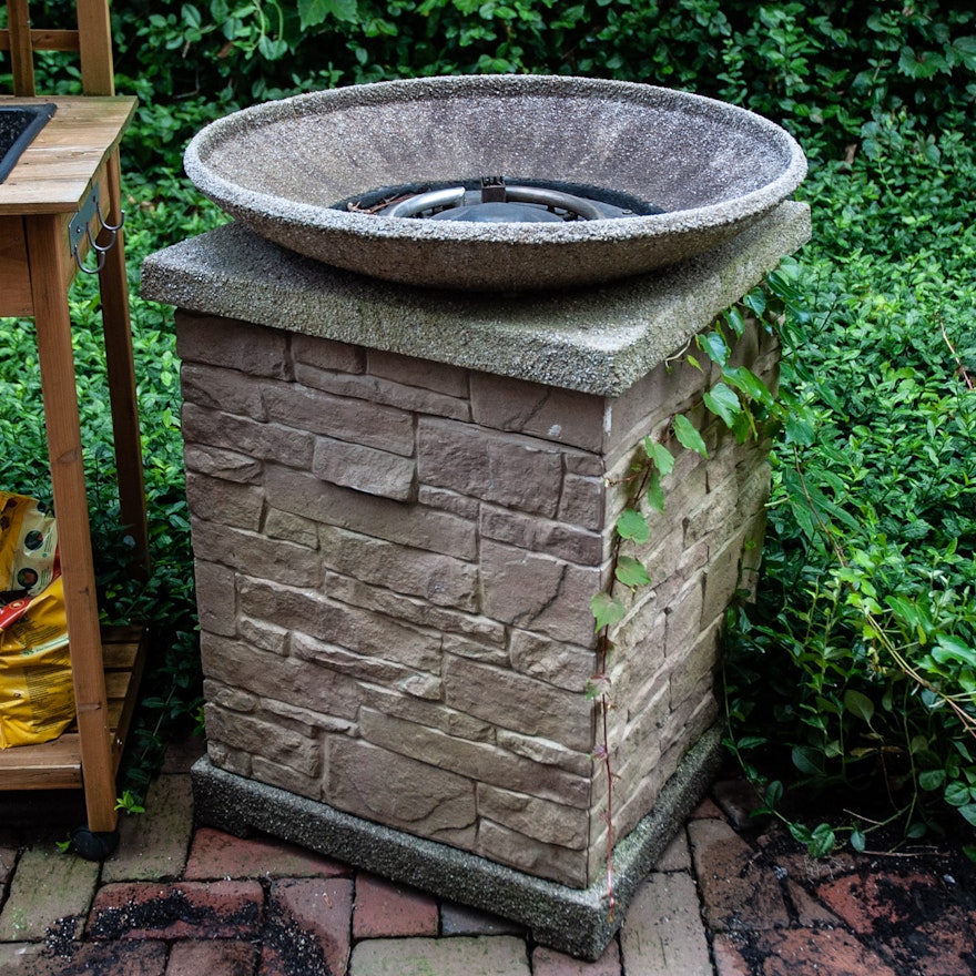 Outdoor Cement Fire Bowl