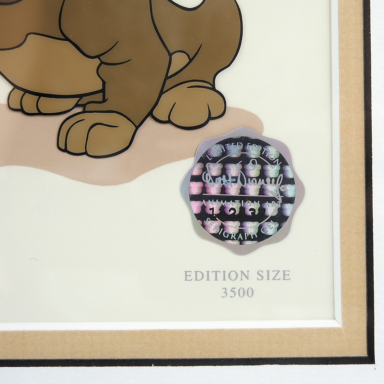 Walt Disney Limited Edition Sericel Pair