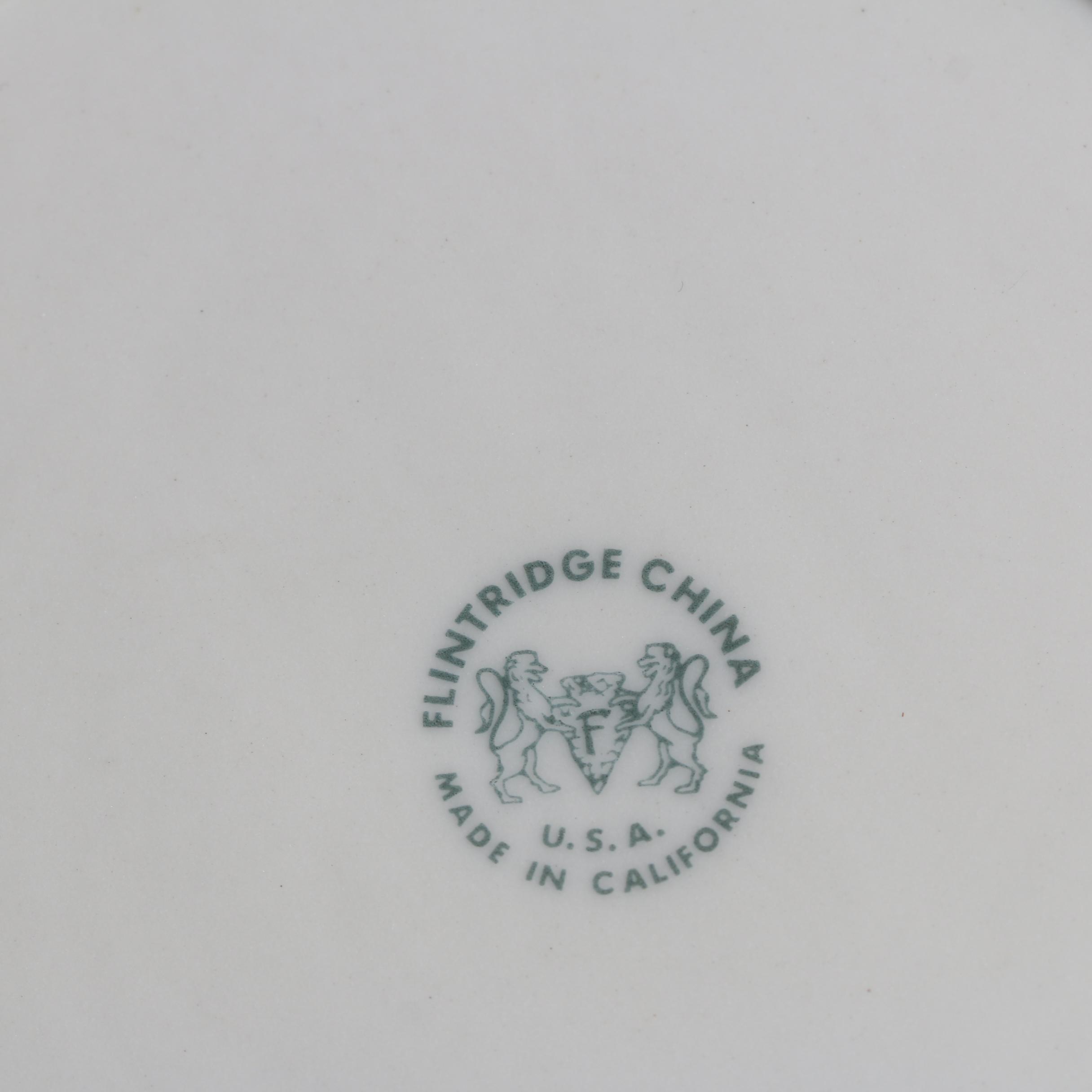 Vintage Flintridge "Florentine" China Place Setting