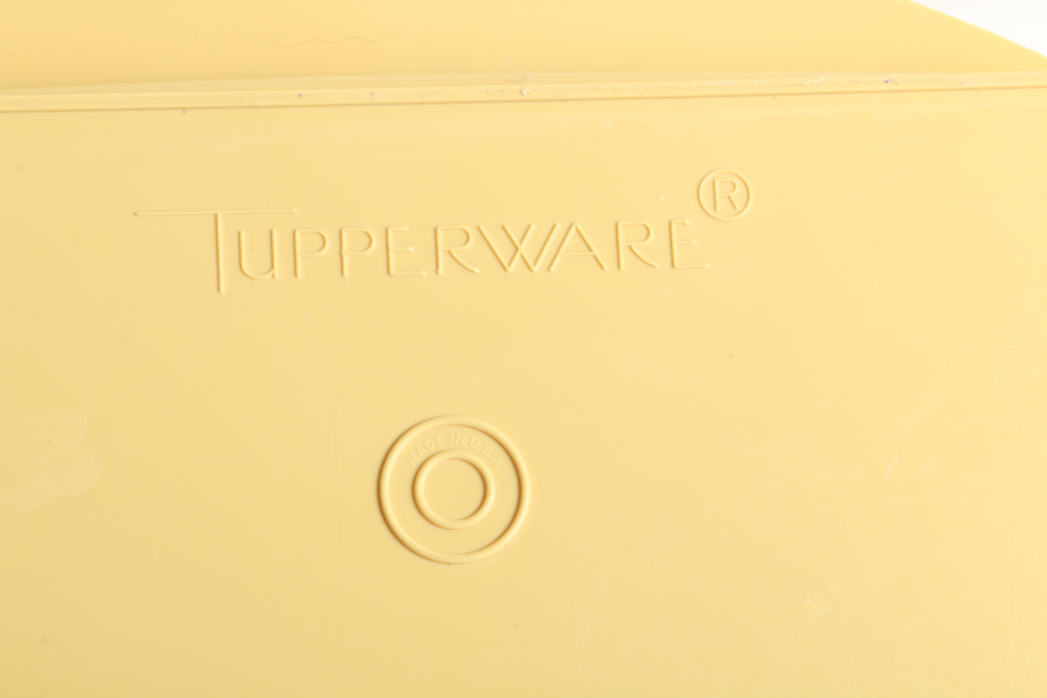 Vintage Tupperware "Harvest Gold" Food Containers