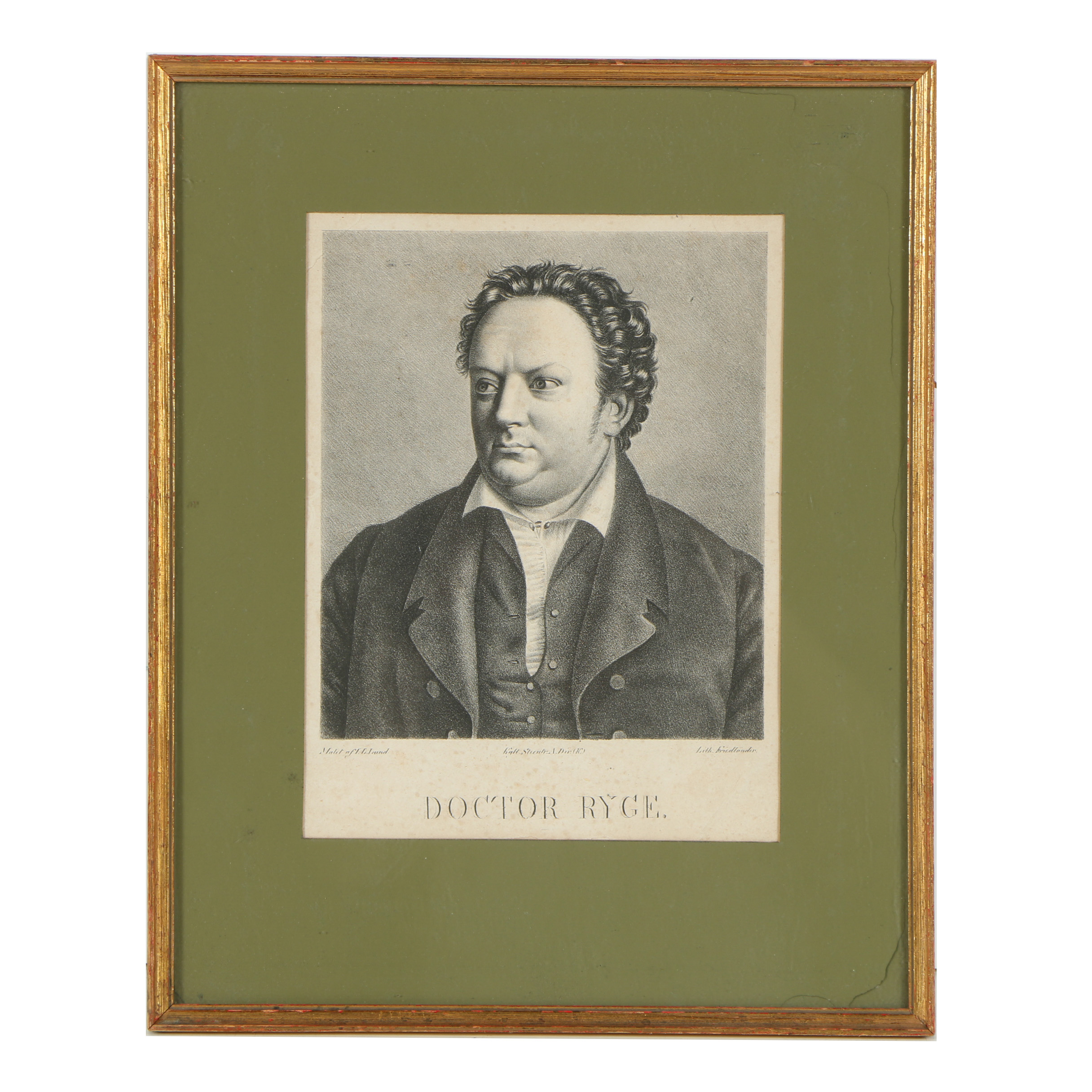 Friedlander Lithograph "Doctor Ryge"