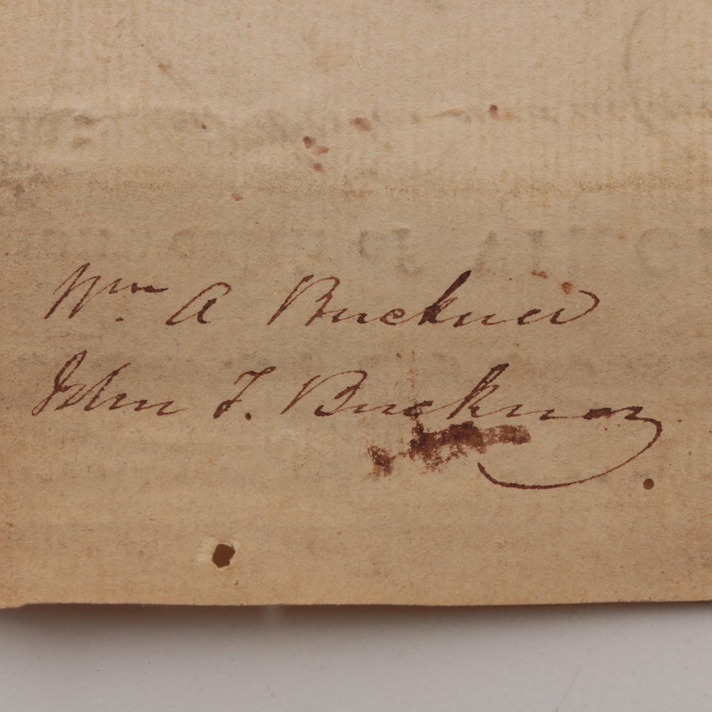 1785 Patrick Henry Signed Document, as Governor of Virginia